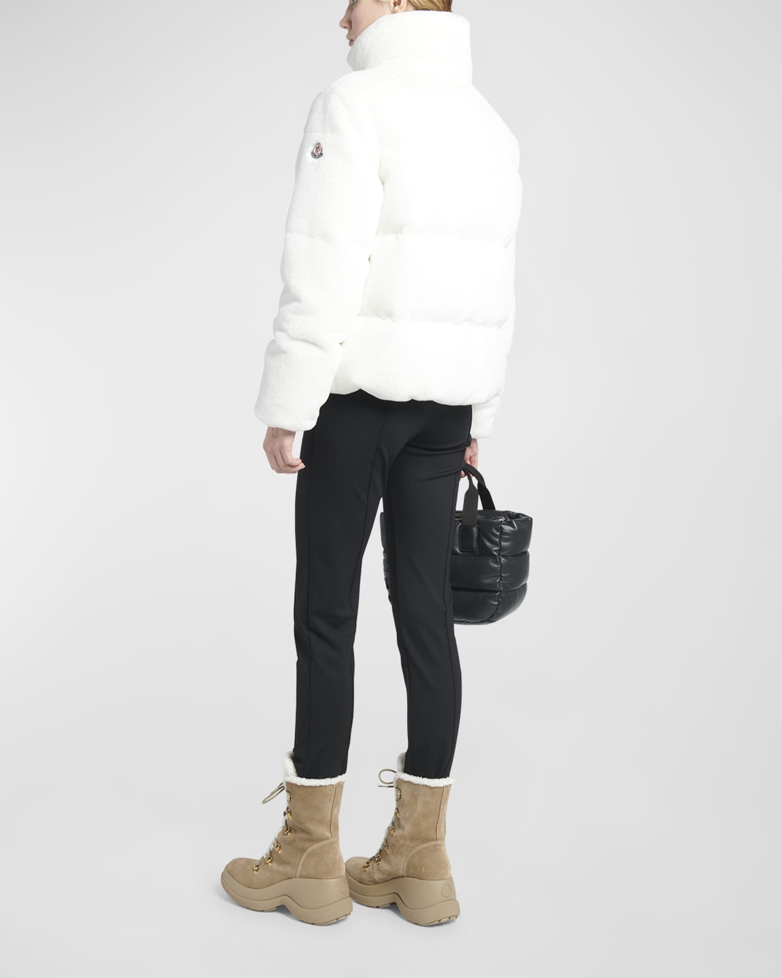 Moncler Pluvier Fuzzy Puffer Jacket | Neiman Marcus