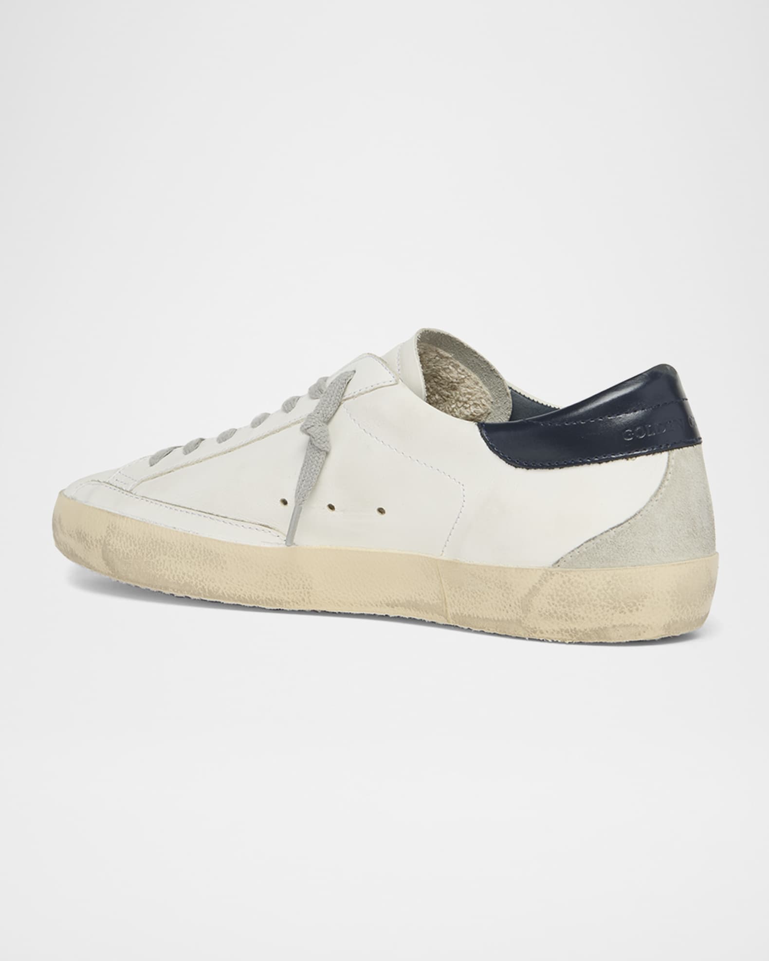 Golden Goose Men's Super-Star Leather Low-Top Sneakers | Neiman Marcus