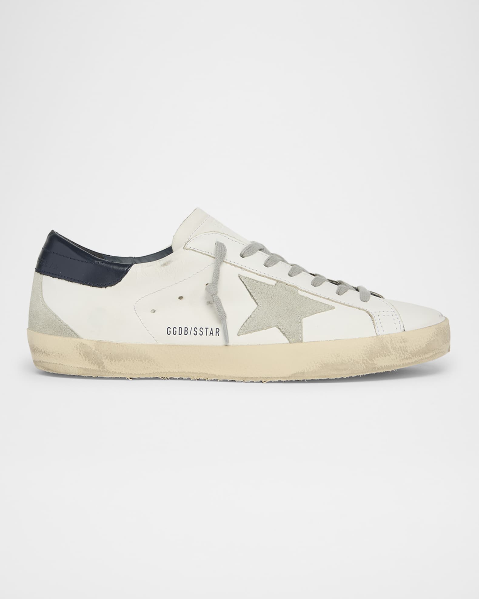 Golden Goose Men's Super-Star Leather Low-Top Sneakers | Neiman Marcus