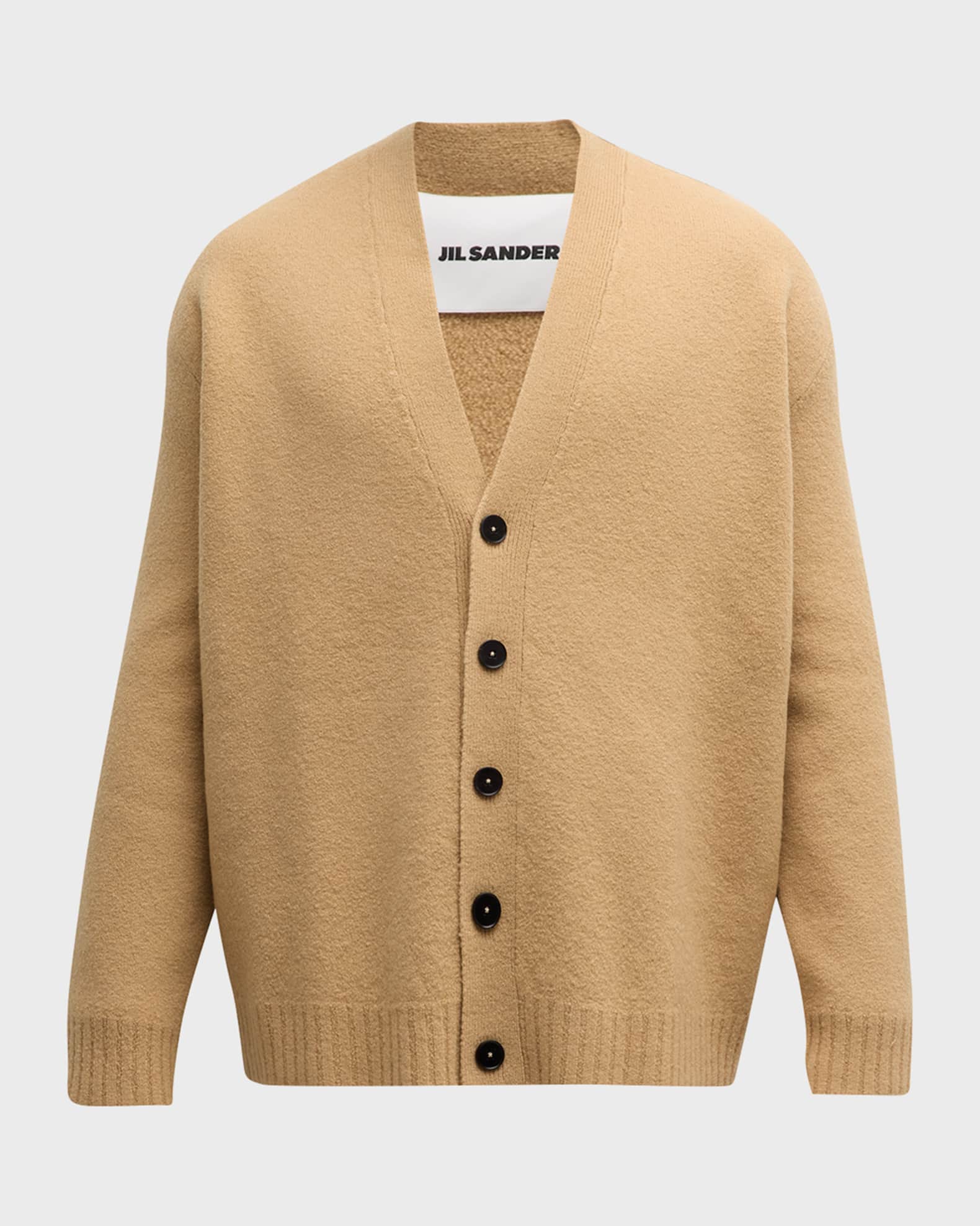 Boiled wool cardigan new arrivals