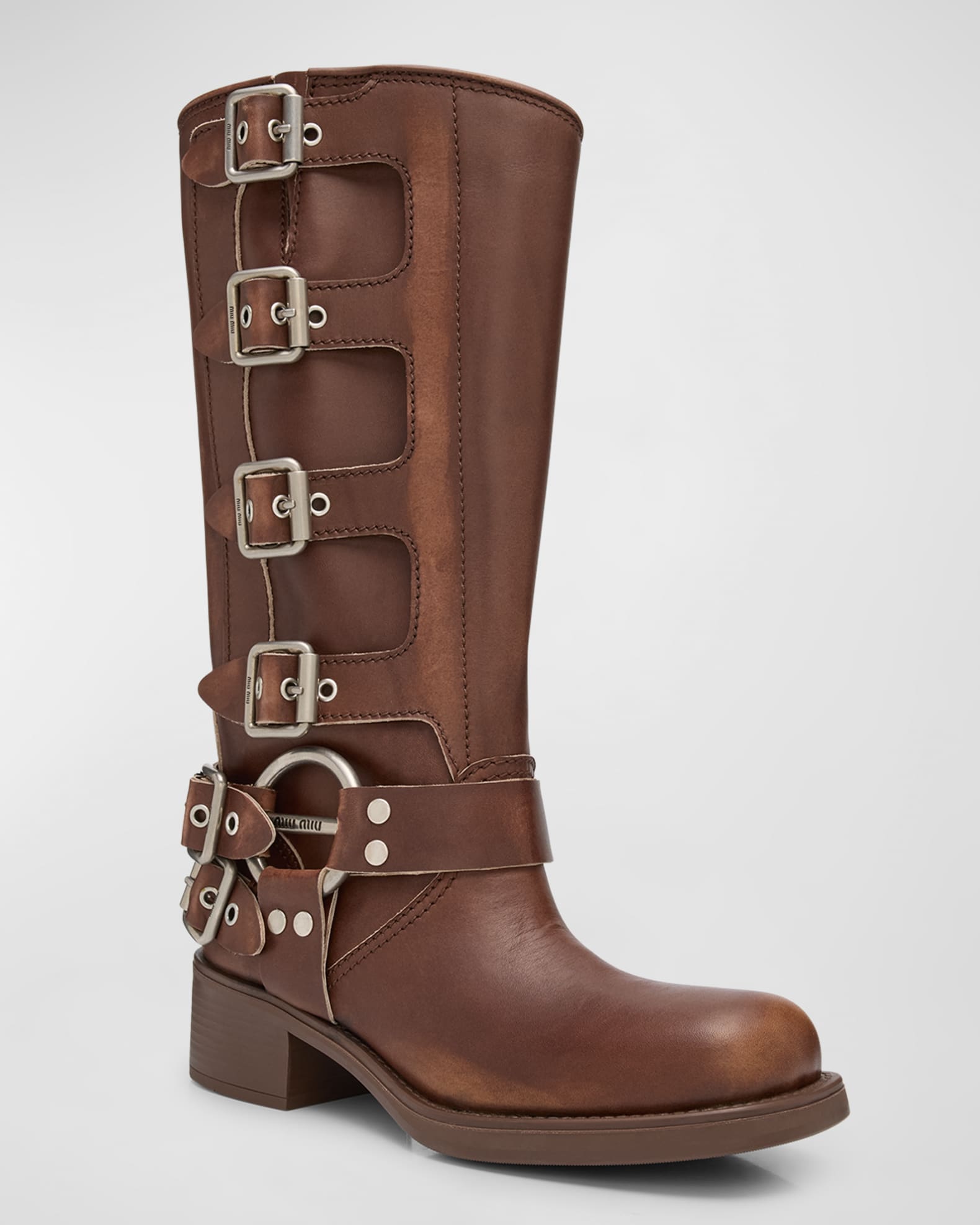 Miu miu knee high boots online