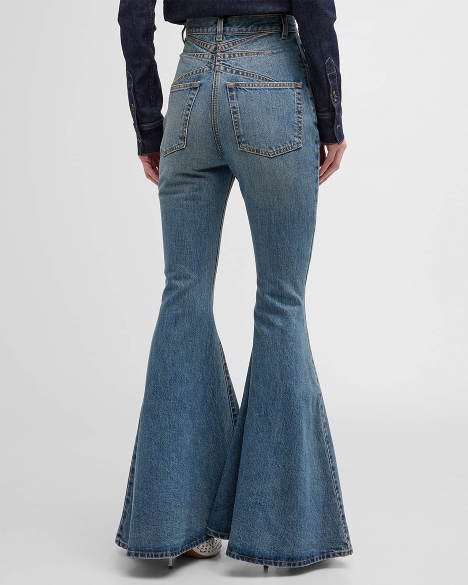 Aniye By Brown High Waisted Flared Cut Pants