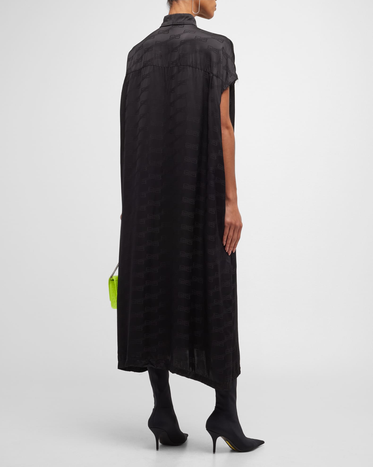 Balenciaga BB Monogram Rawcut Dress | Neiman Marcus