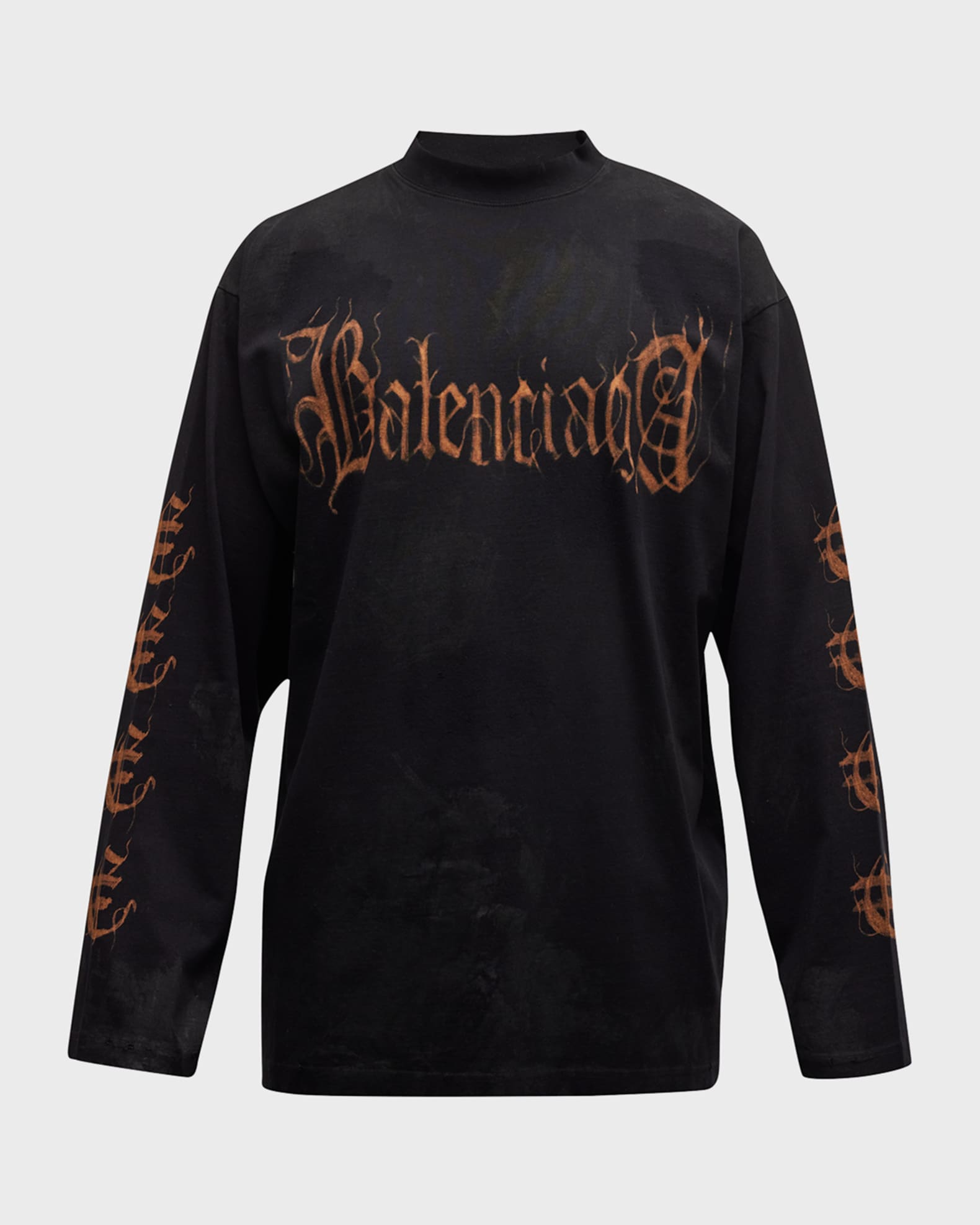 Balenciaga Maison Long Sleeve T-Shirt Oversized