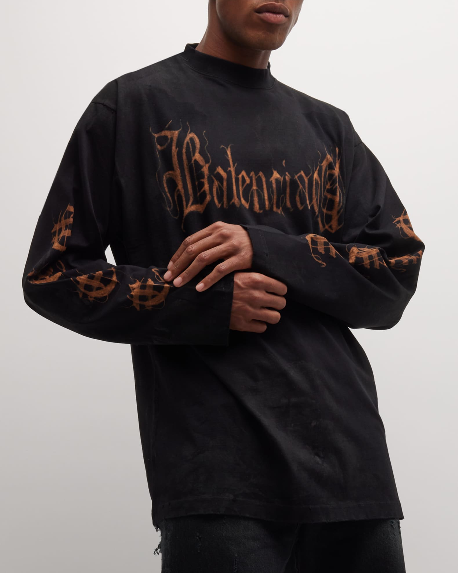 Balenciaga Heavy Metal Sleeve T Shirt |