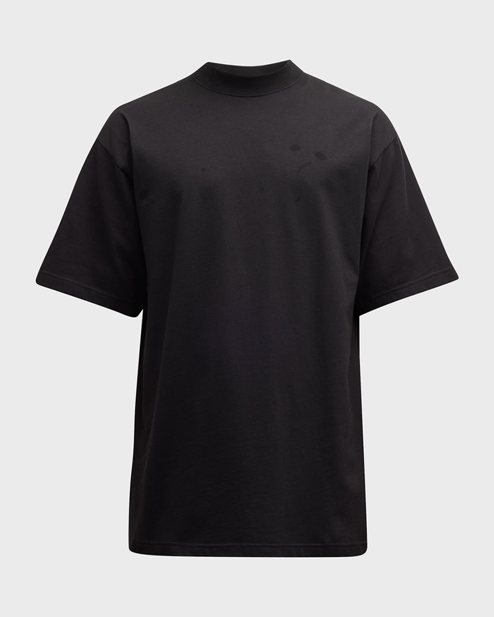 Balenciaga plain black t shirt sale