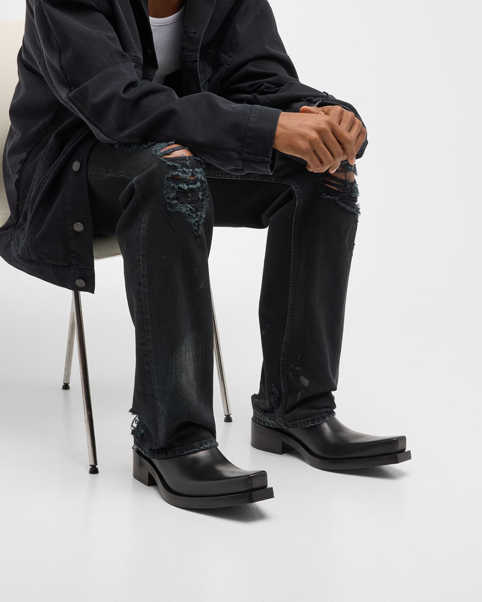 Balenciaga Men s Santiago Bootie Neiman Marcus