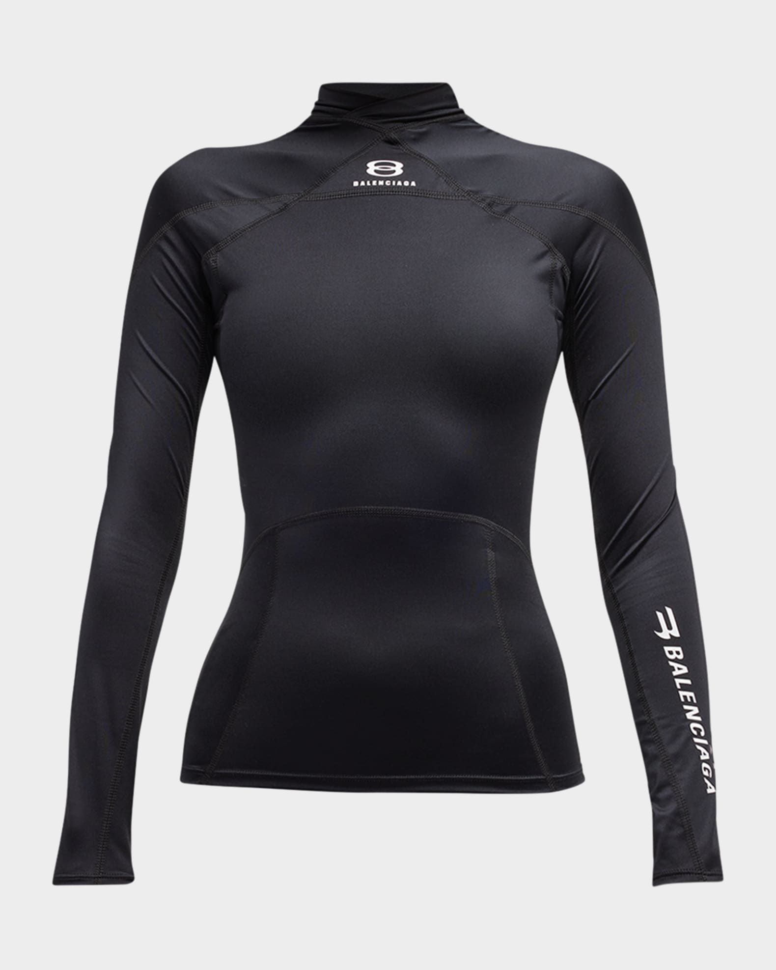 Balenciaga spandex sweatshirt top