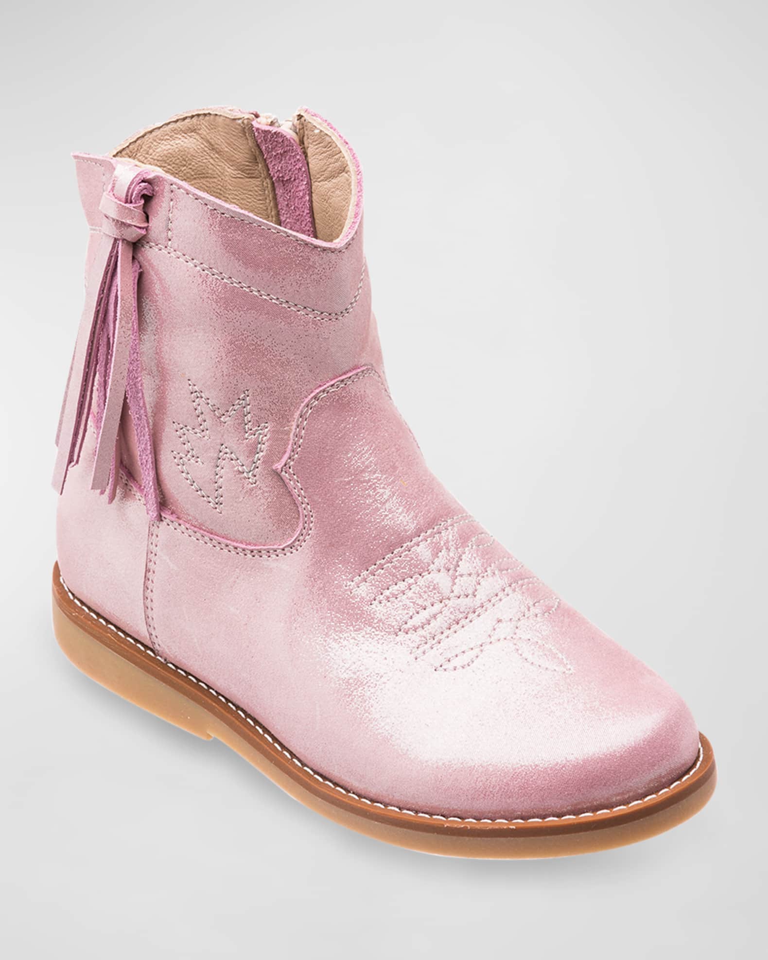 Girl's Hannah Suede Western Boots, Toddler/Kids 0