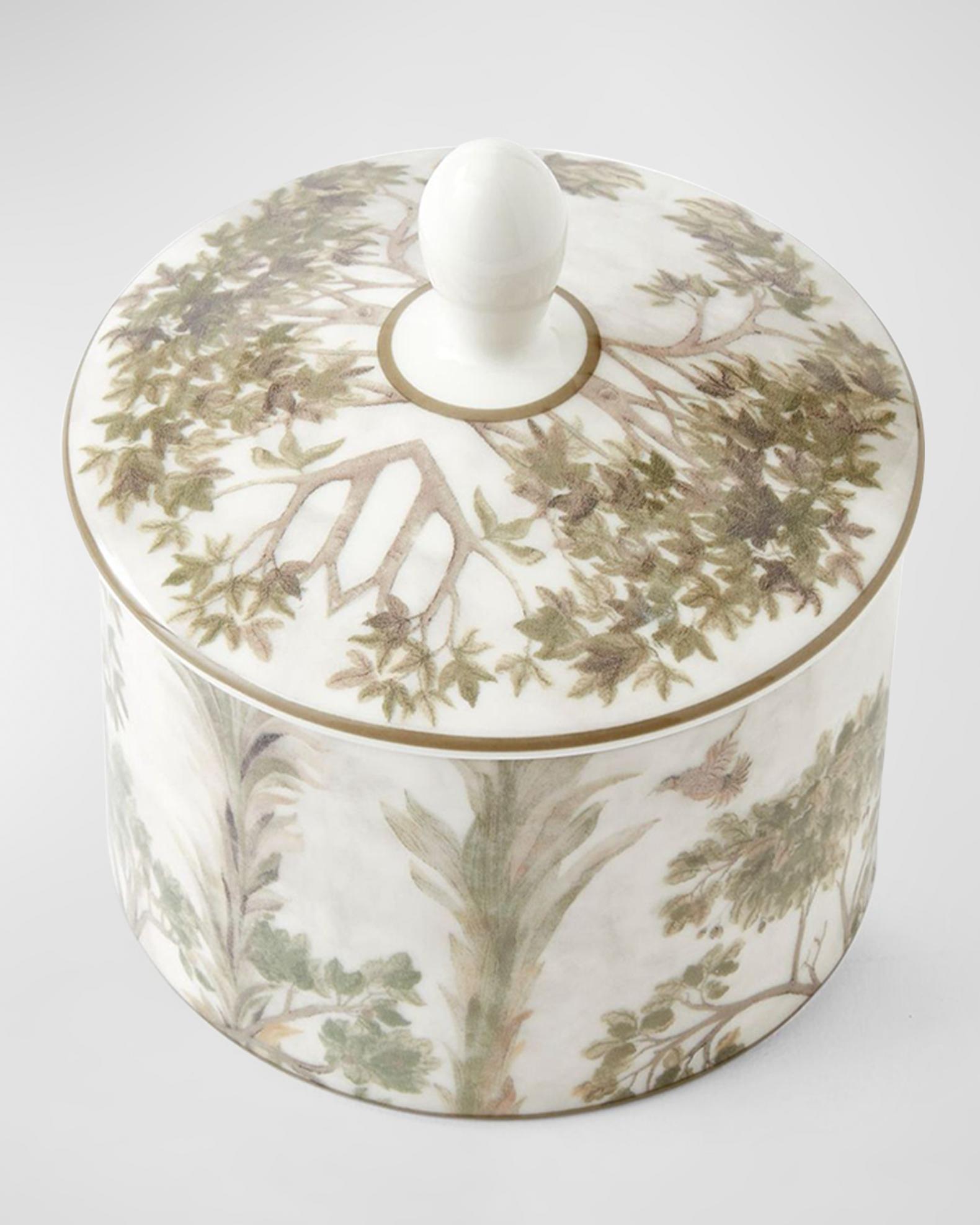 Kit Kemp for Spode Tall Trees Covered Sugar Bowl | Neiman Marcus