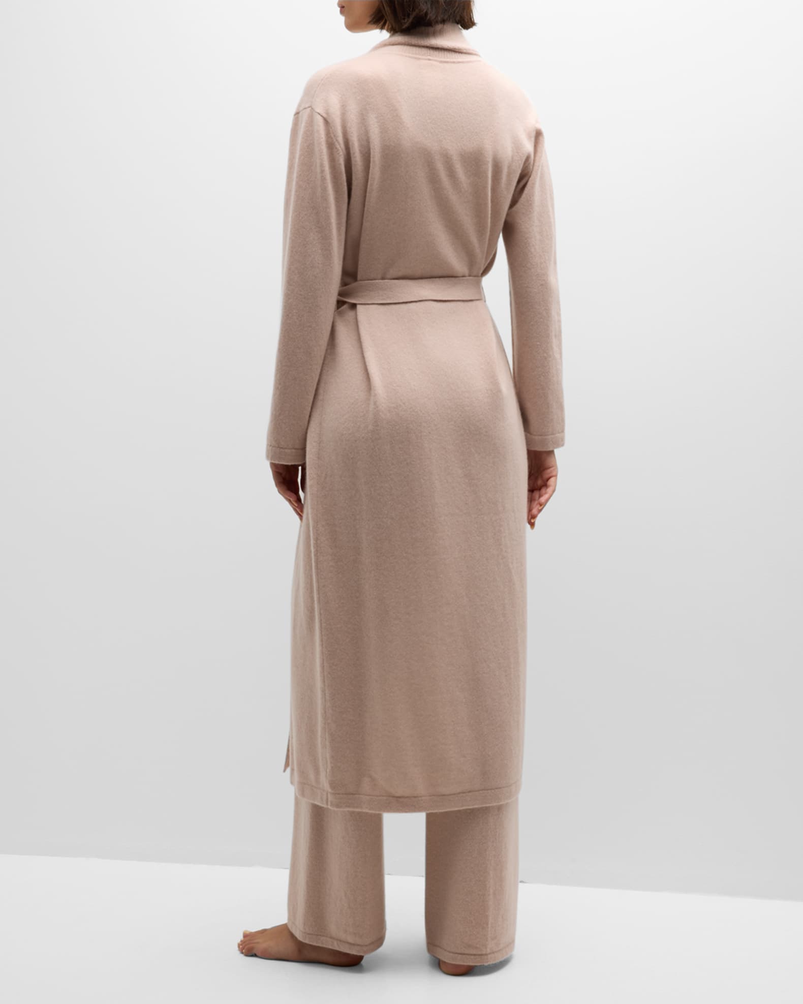 Neiman Marcus Cashmere Collection Cashmere ShawlCollar Robe Neiman