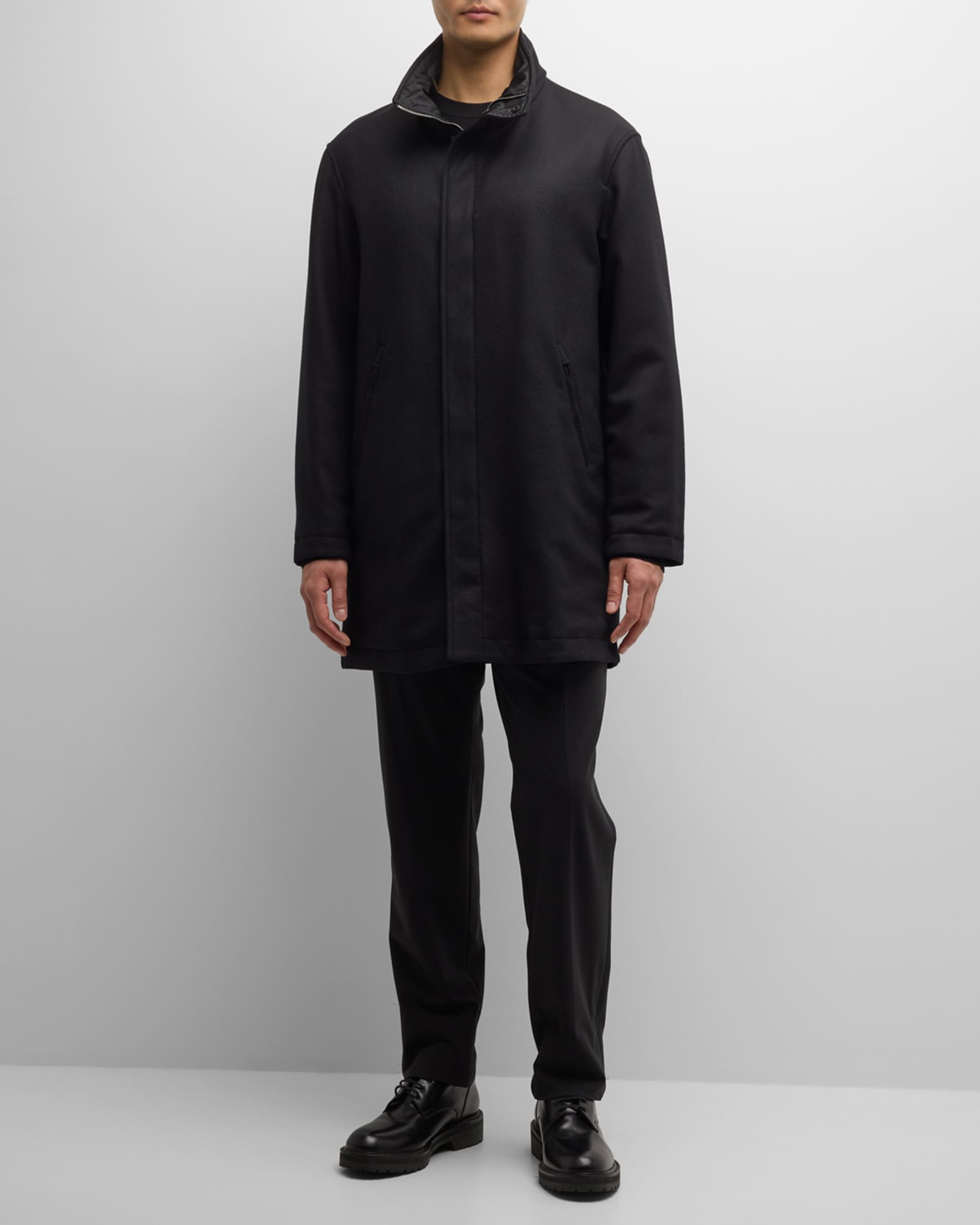 Armani jeans caban coat best sale