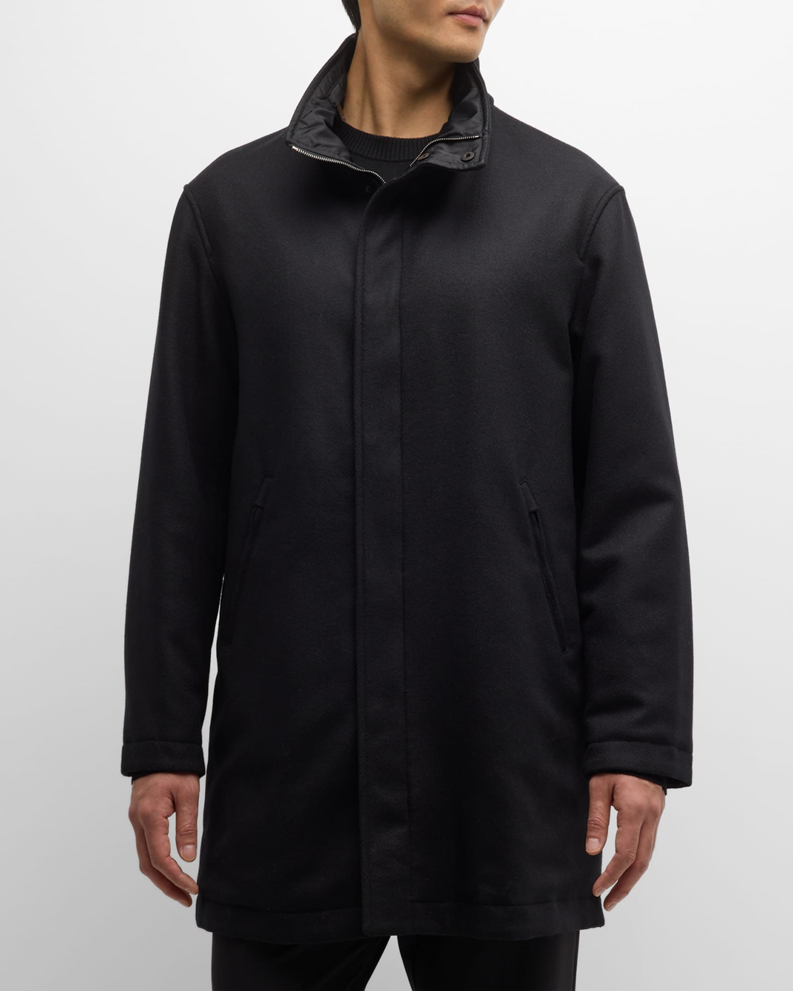 Armani caban coat online