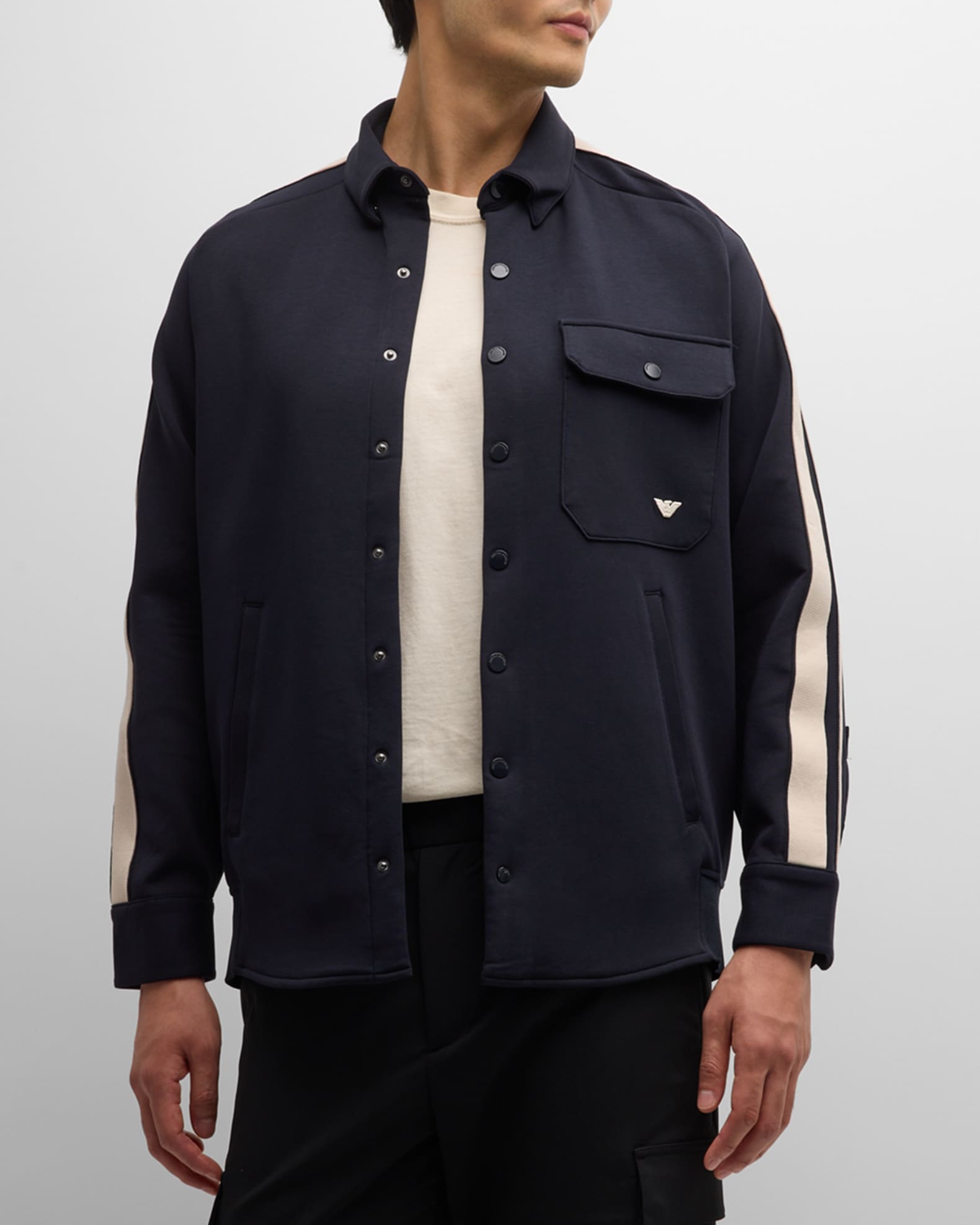 Men s Snap Front Overshirt
