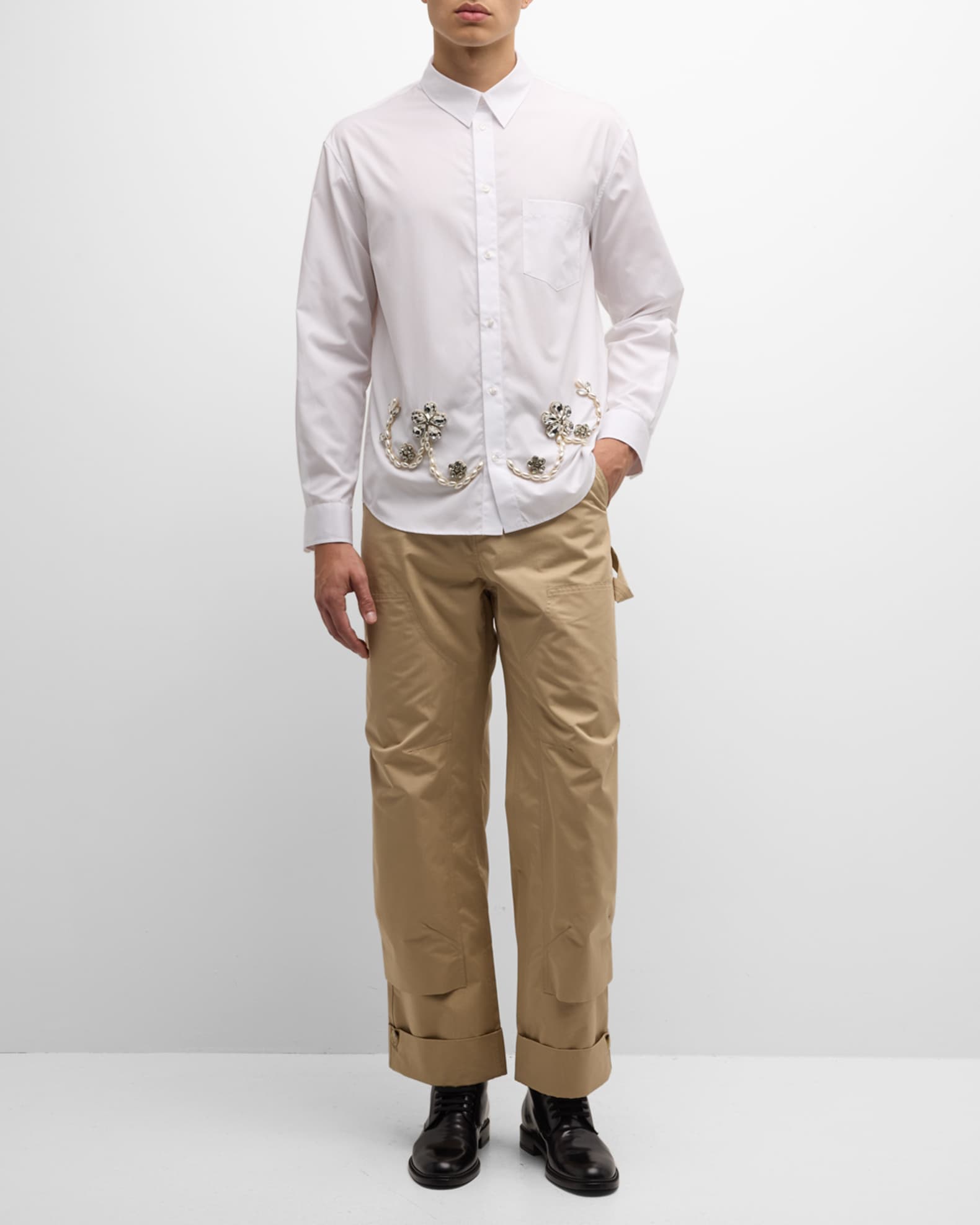 Simone Rocha Men's Chino Carpenter Pants