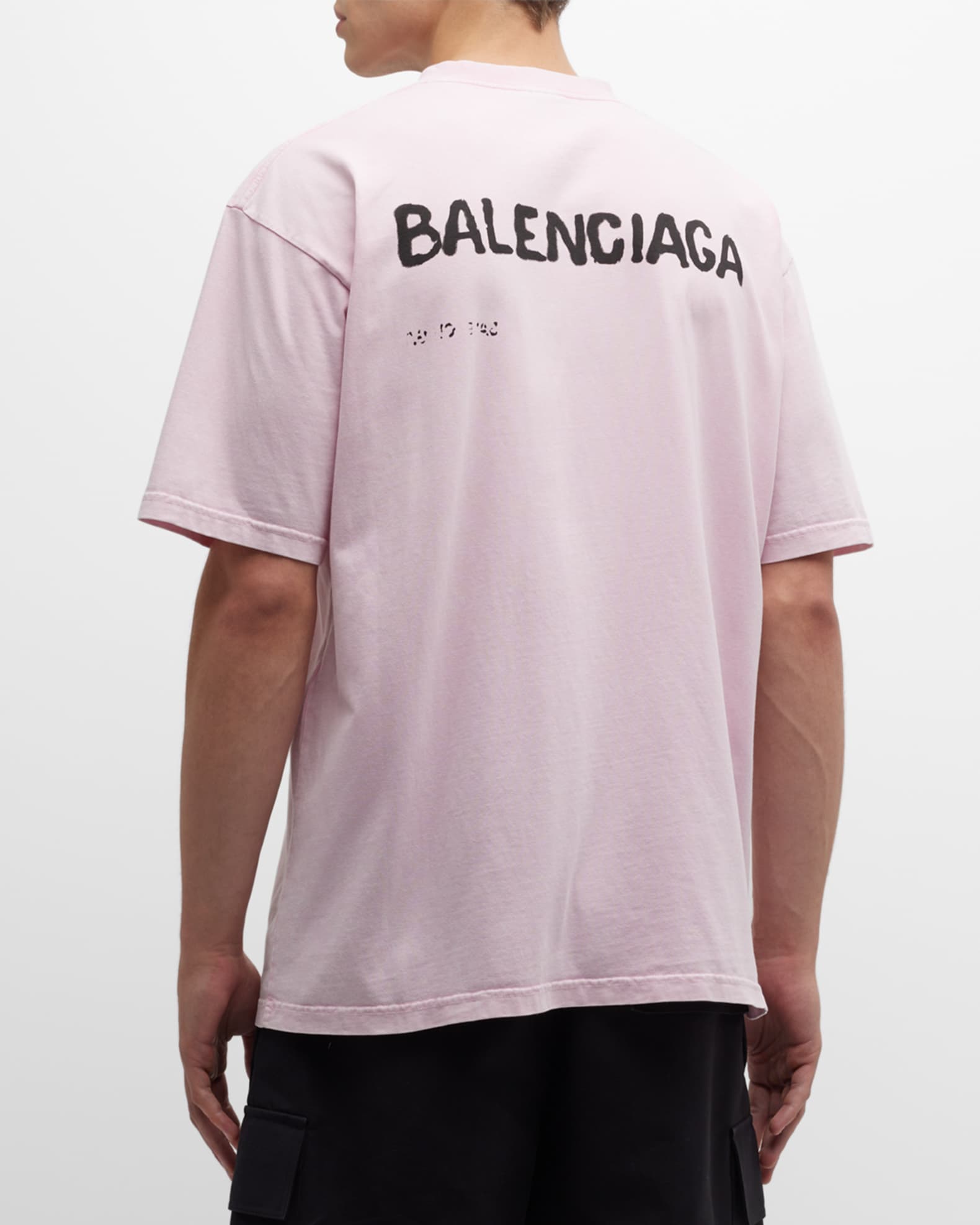 Balenciaga Hand Drawn Balenciaga T Shirt Large Fit | Neiman