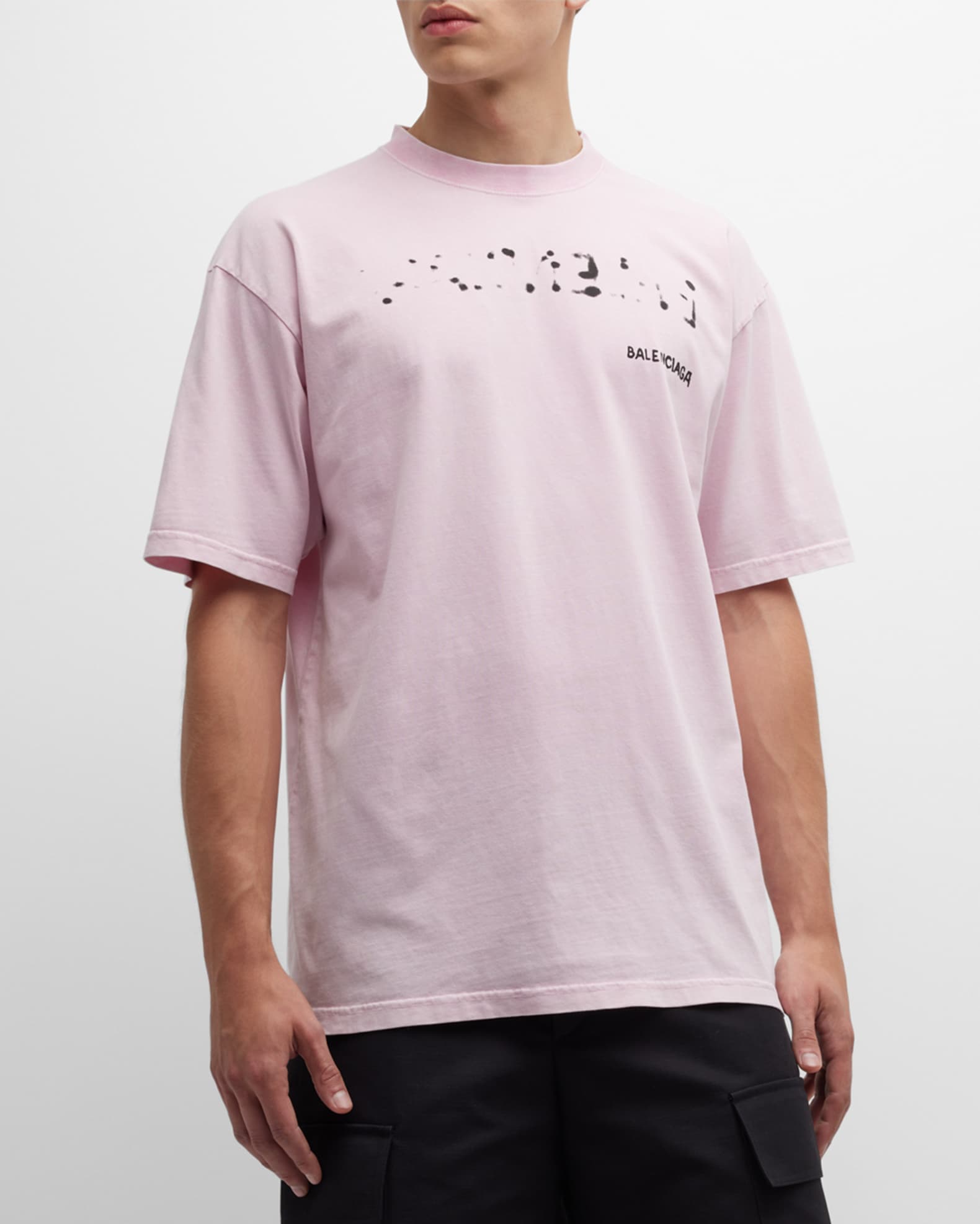 Balenciaga t shirt pink top