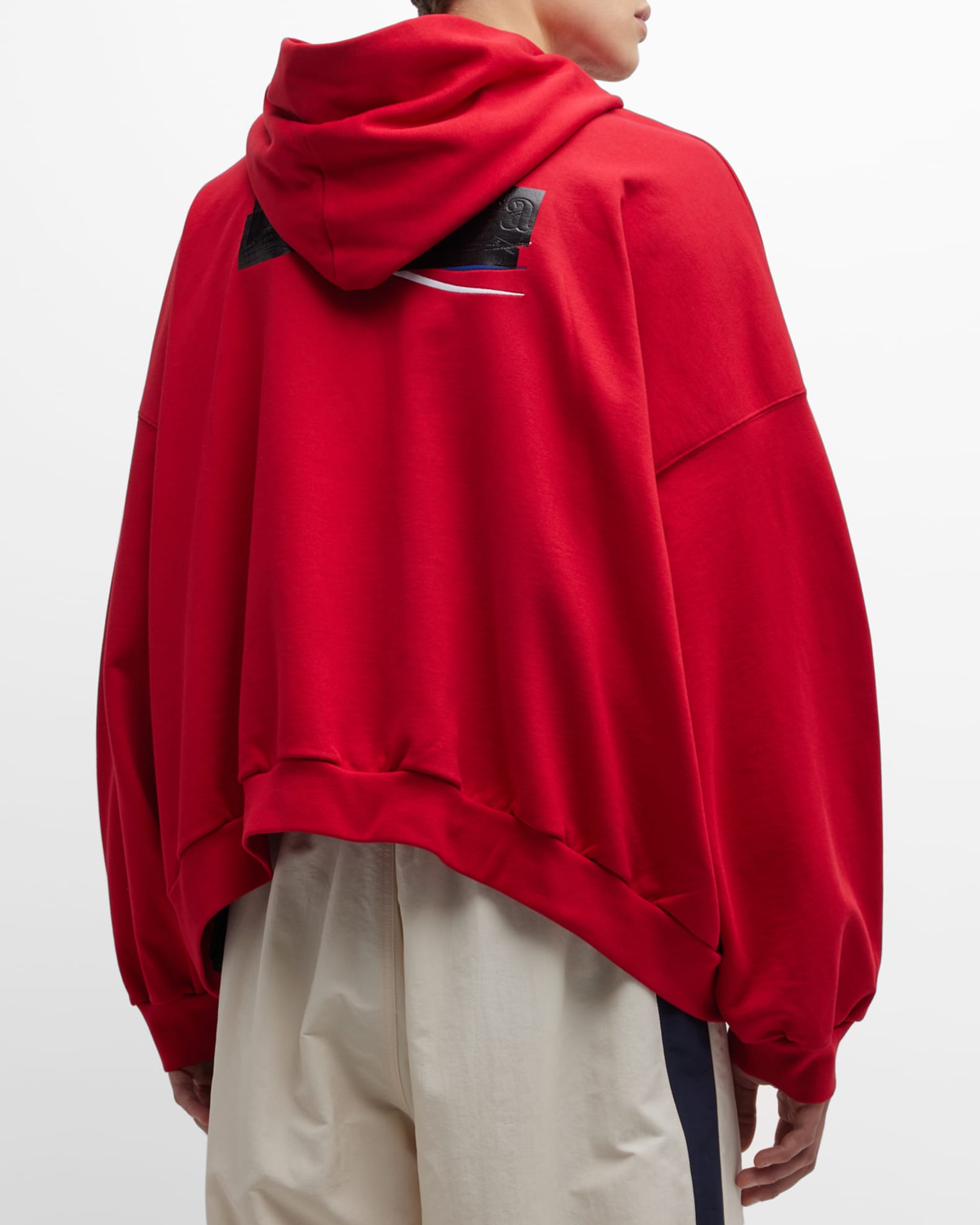 Balenciaga Men's Gaffer Oversized Hoodie | Neiman Marcus