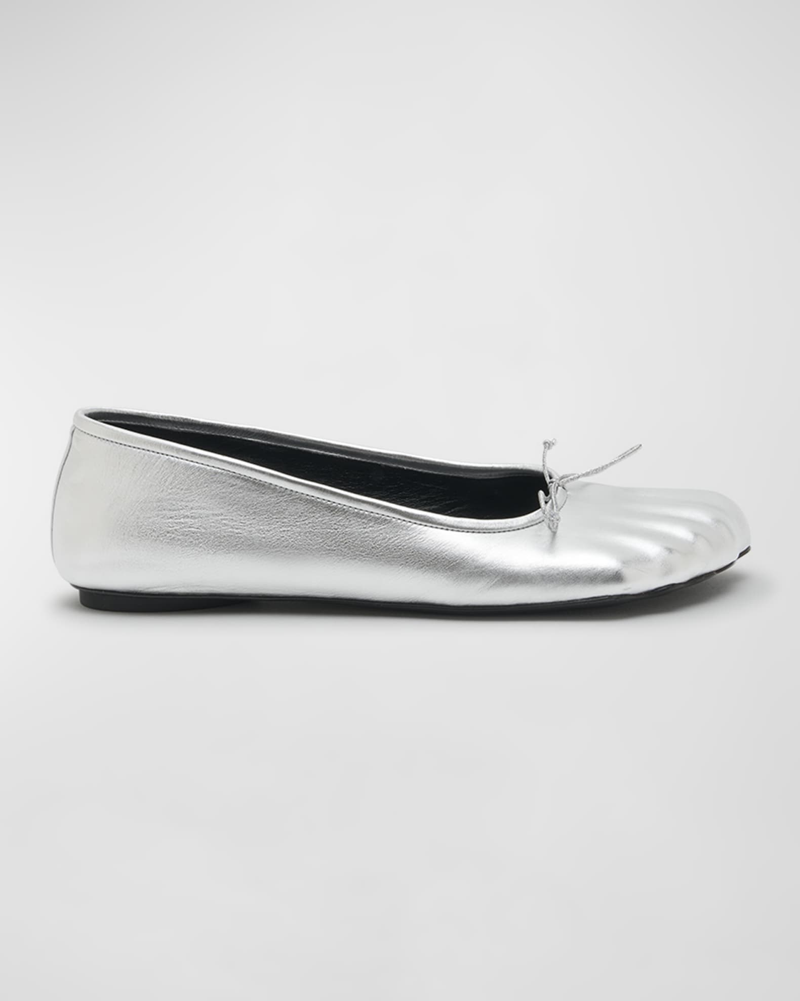 Balenciaga Anatomic Metallic Ballerina Flats