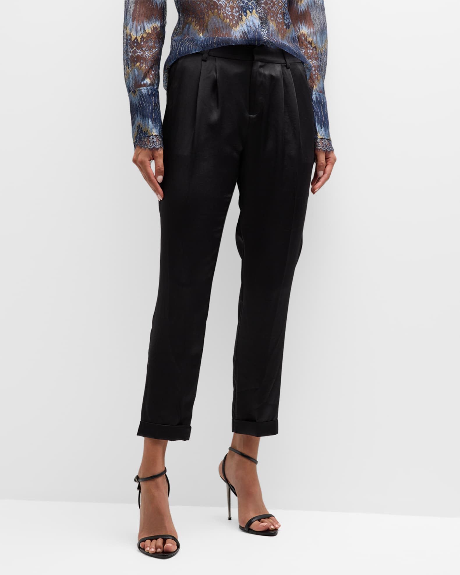 Ramy Brook Allyn Satin Pocket Pant main image 1