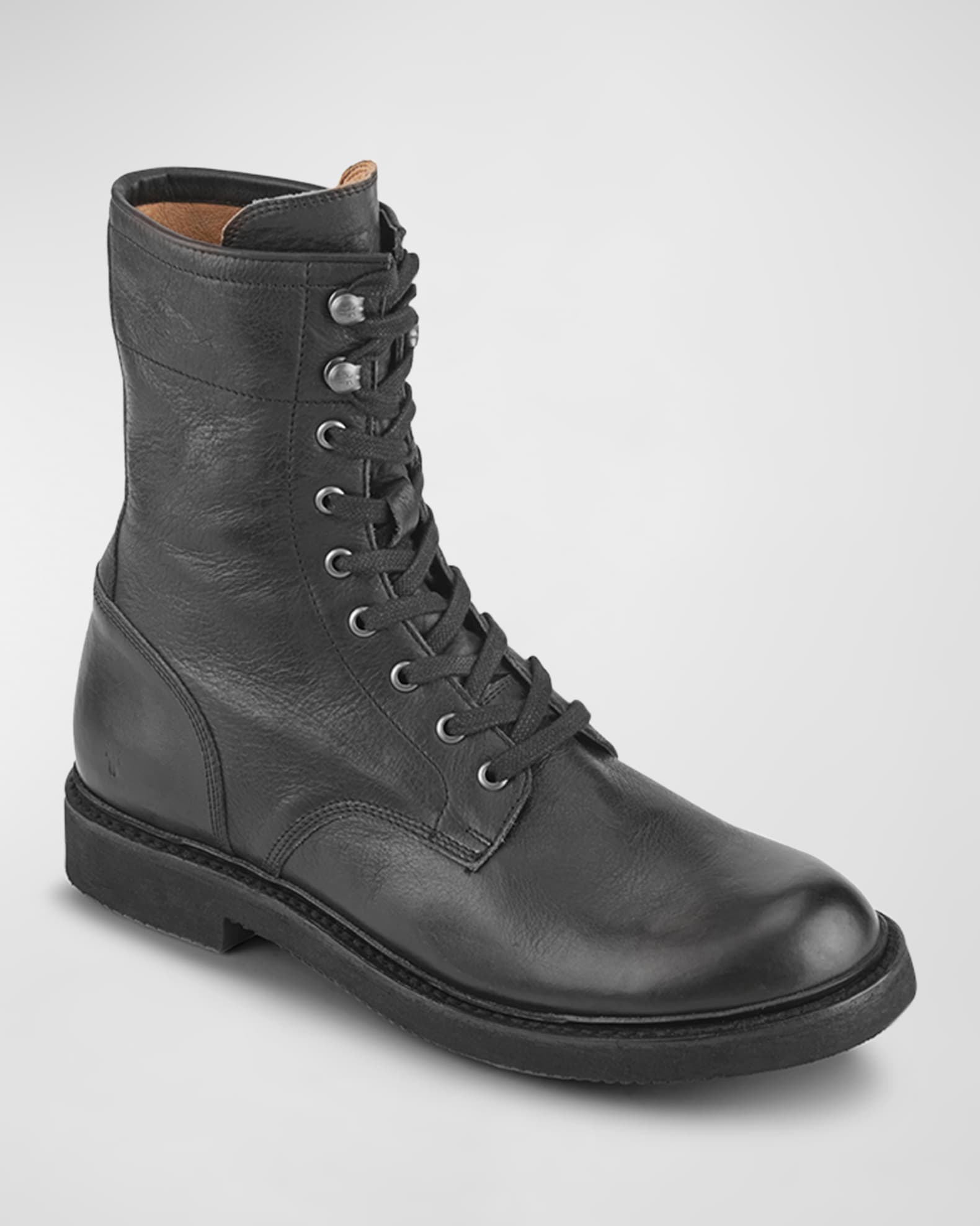 Tie up deals combat boots
