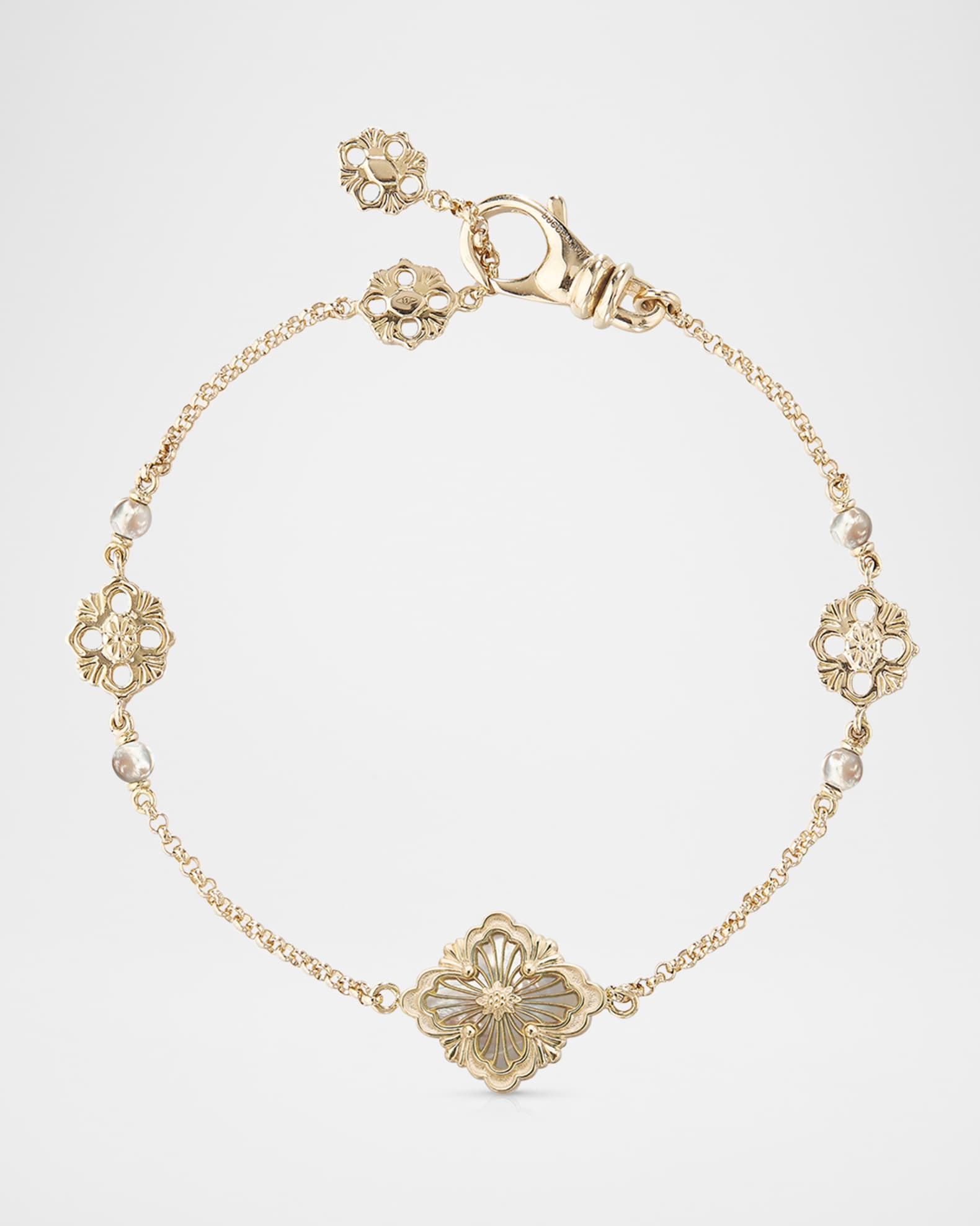 18K Yellow Gold Opera Tulle Mother-of-Pearl Bracelet 0