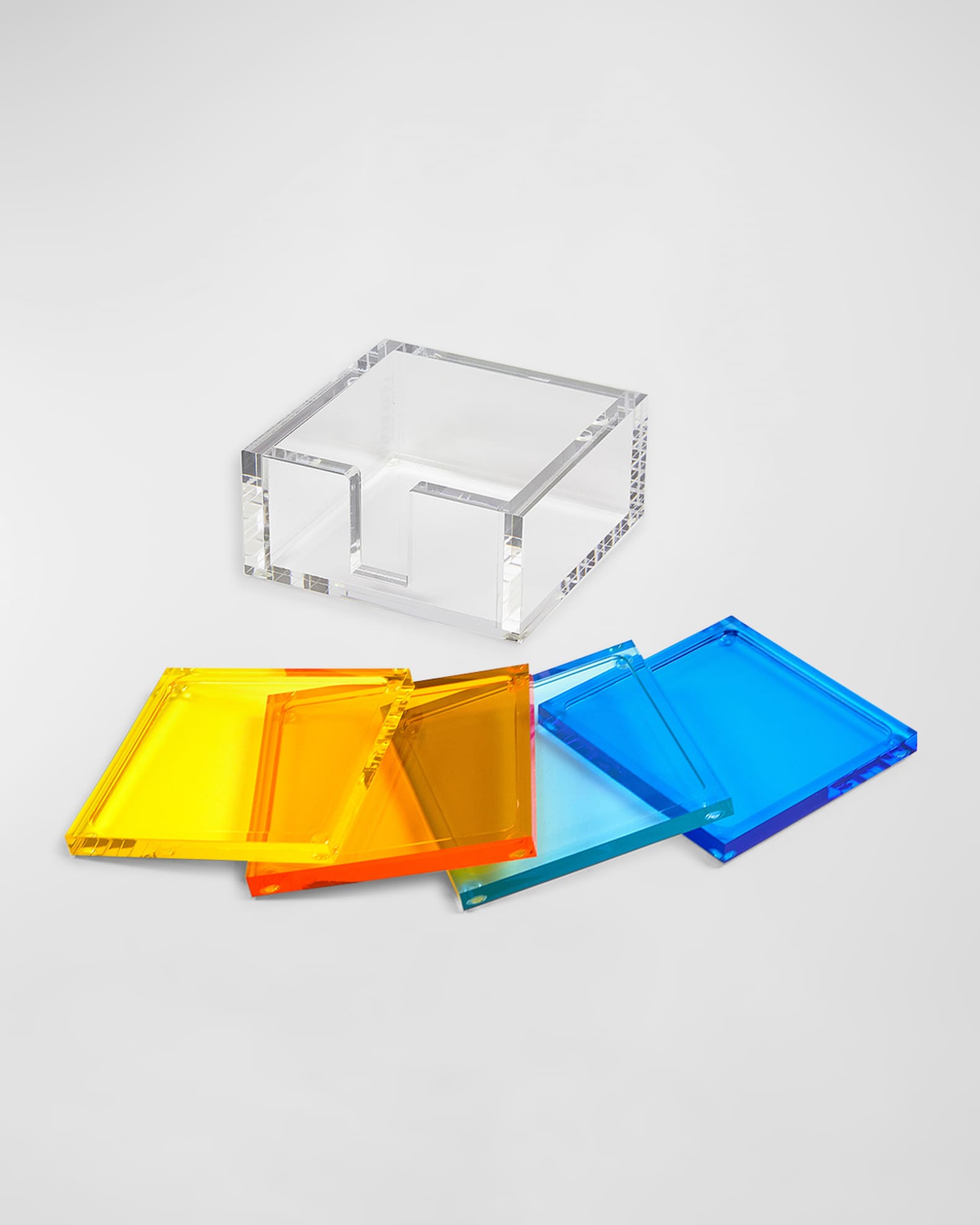 Lucite Coasters, Set of 4  1