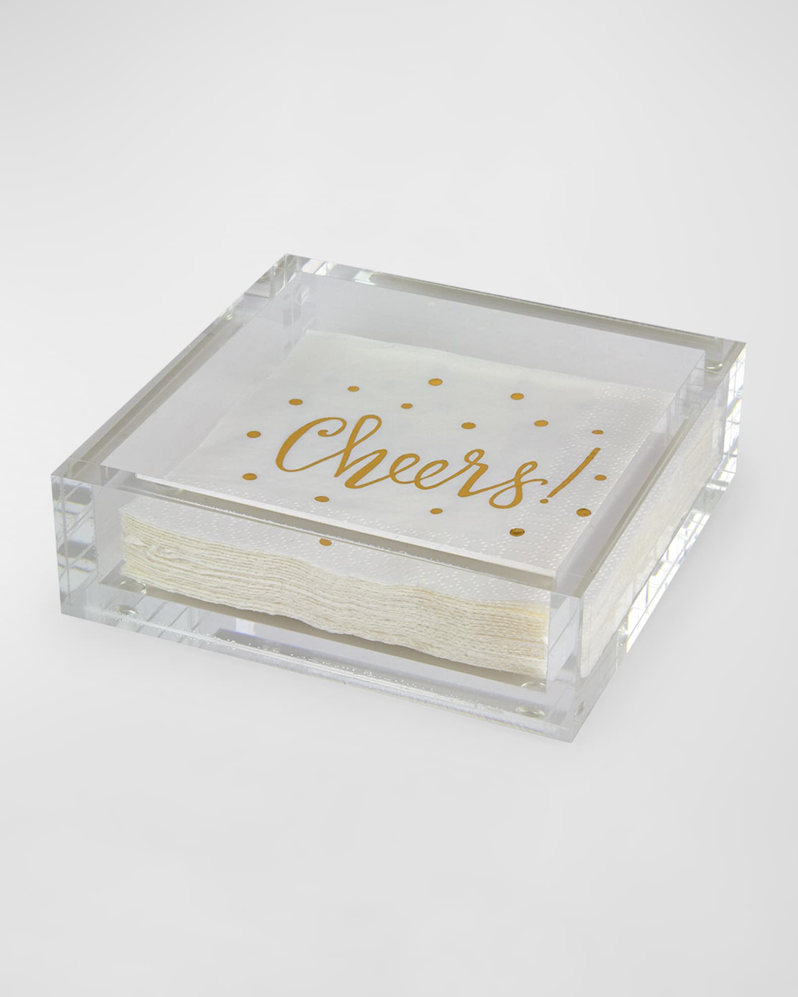 Tizo Lucite Cocktail Napkin Tray