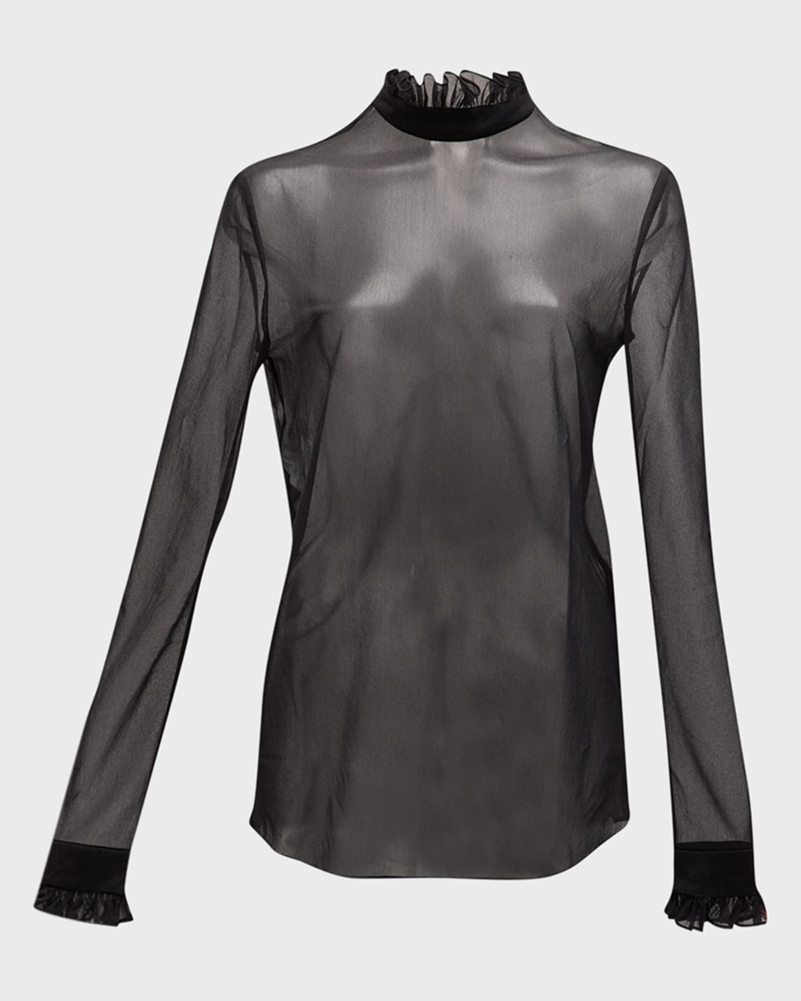 Philosophy Di Lorenzo Serafini crystal-embellished blouse - Black