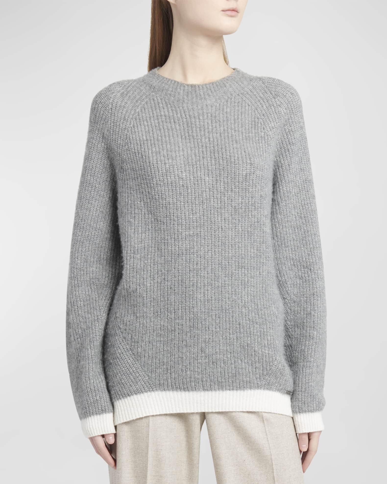 leinwande Cashmere Silk Sweater / Gray | nate-hospital.com