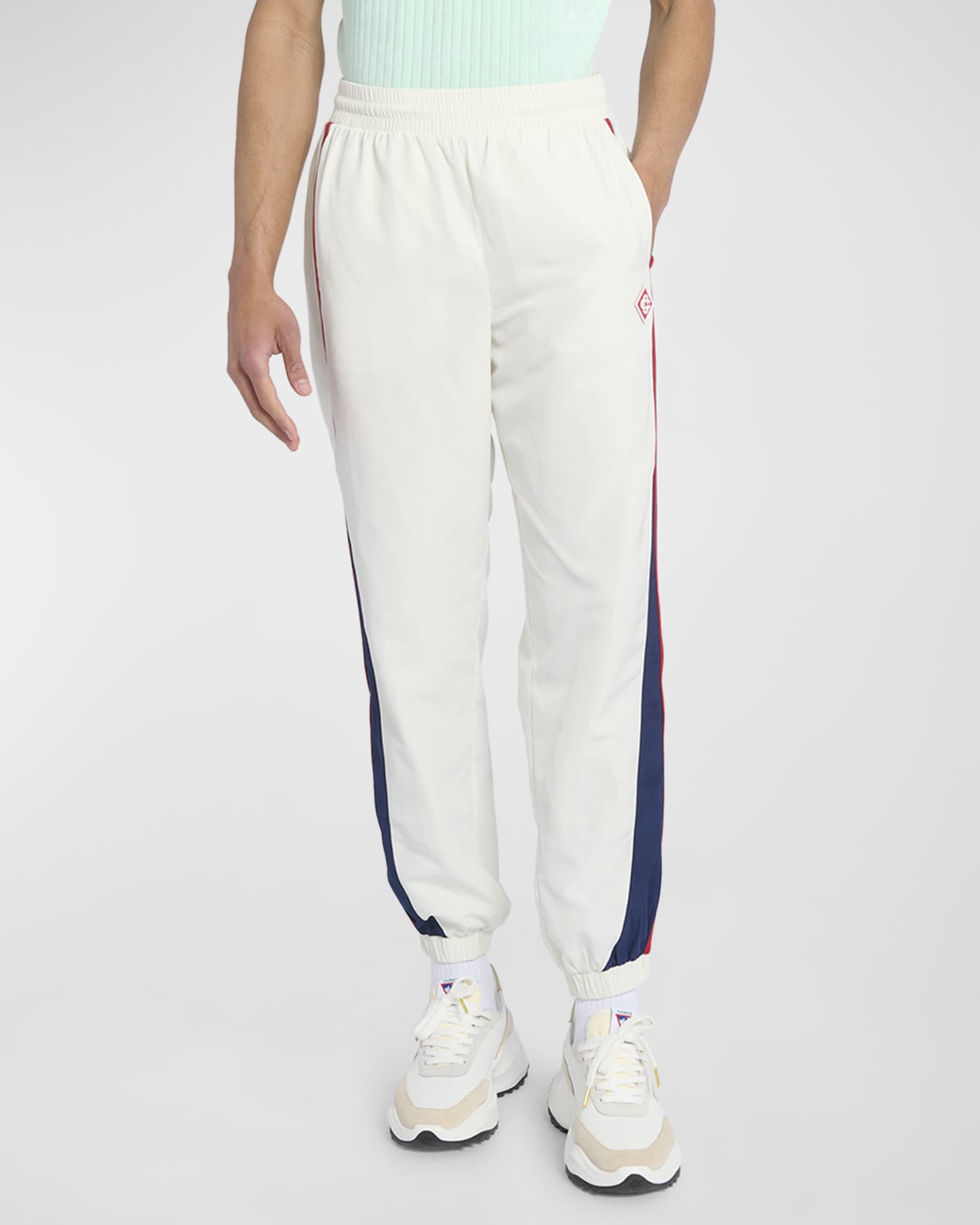 Shop Versace Combo Monogram Track Pants