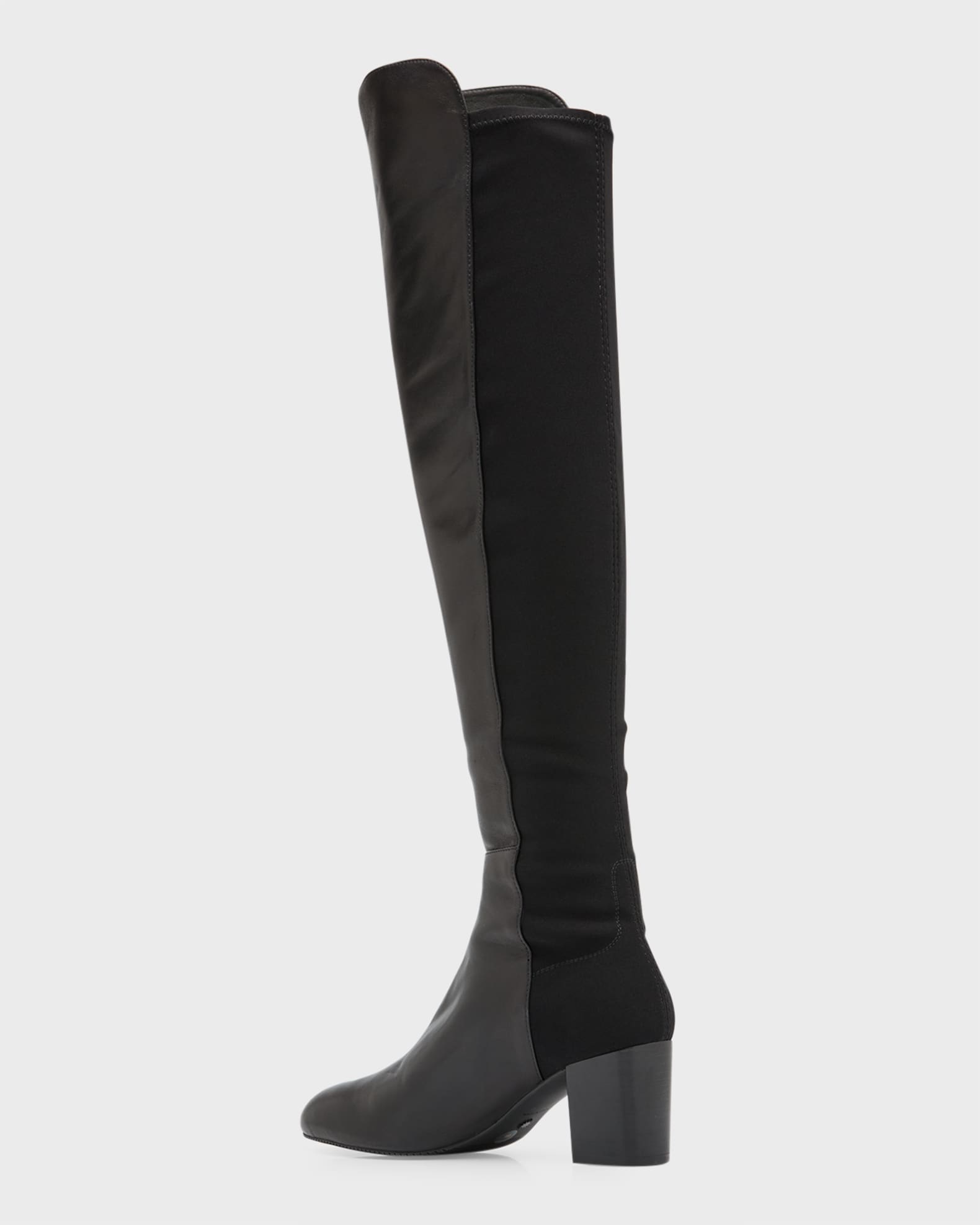 Stuart Weitzman Stretch Leather Over-The-Knee Boots | Neiman Marcus