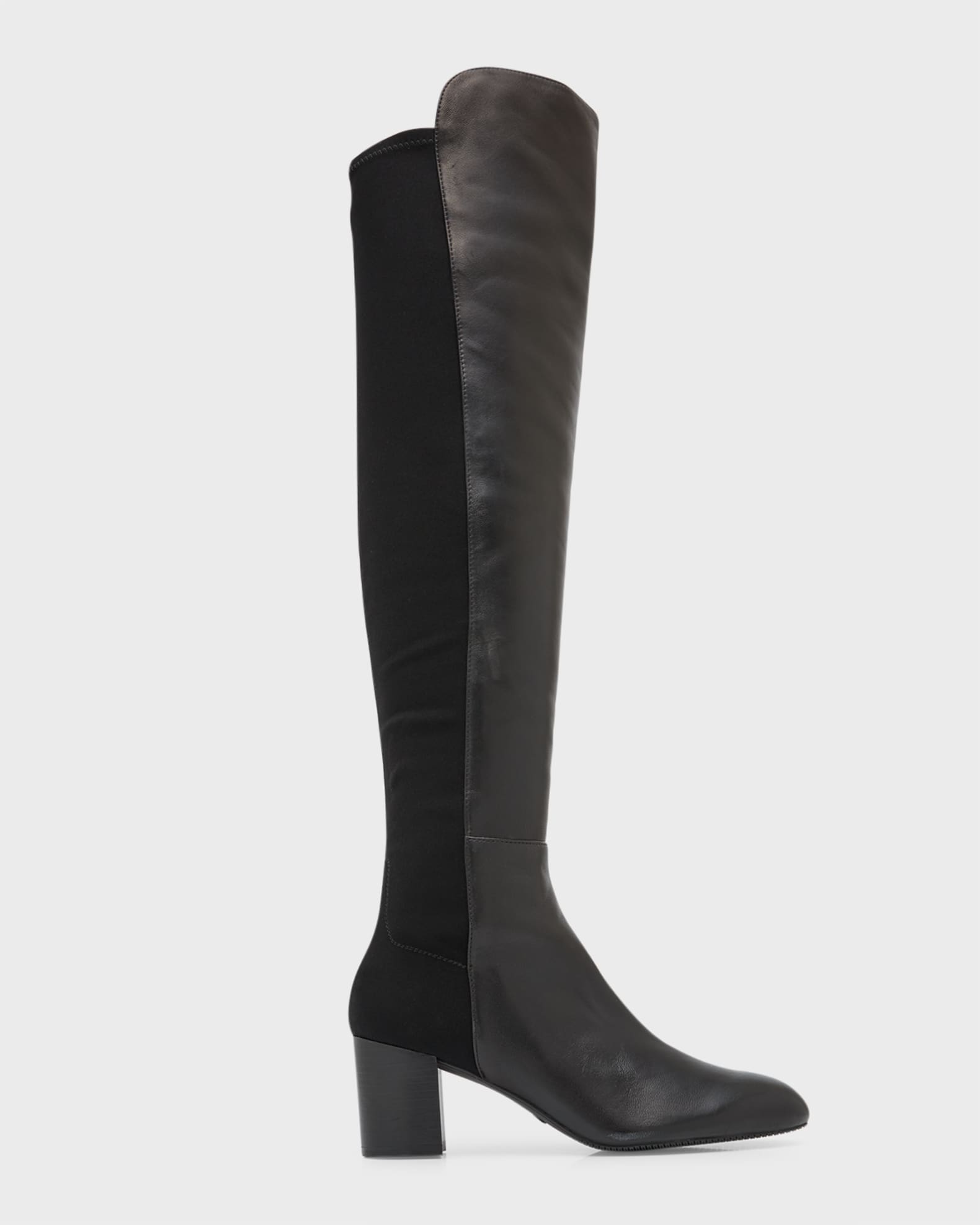 Stuart Weitzman Stretch Leather Over-The-Knee Boots | Neiman Marcus