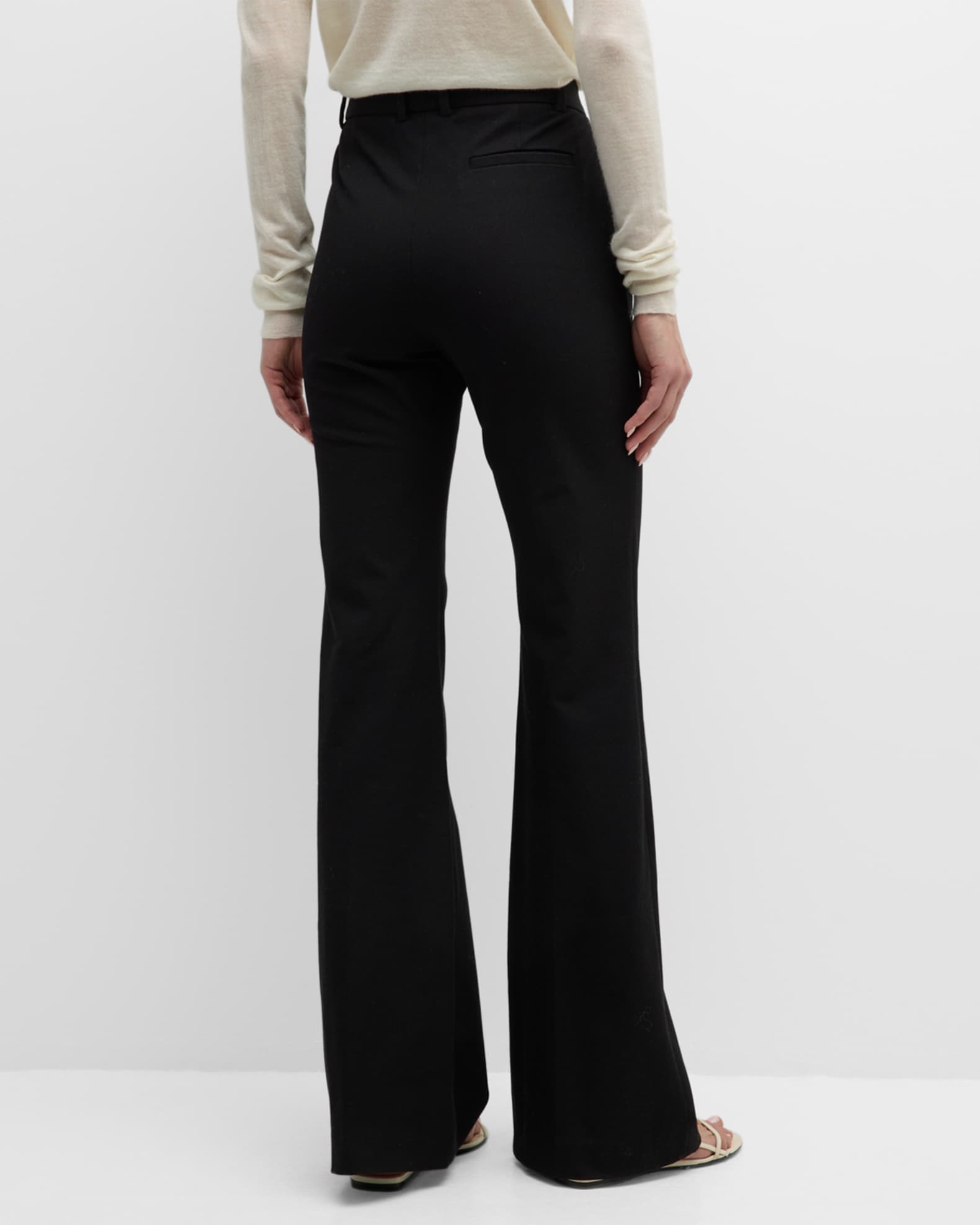 パンツ PRADA press flare trousers 42 パンツ PRADA press flare trousers 42 PRADA | Logo Flared Trousers