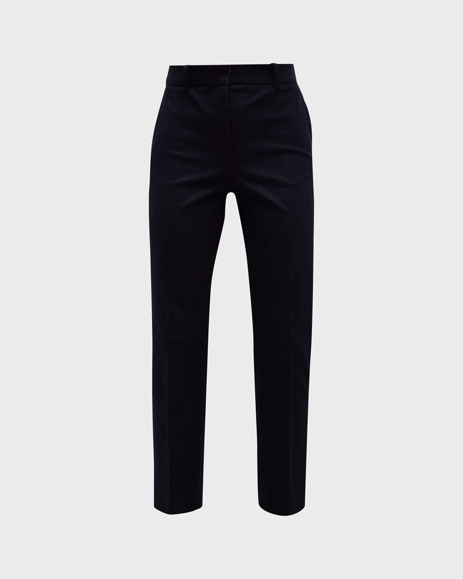 Coleman Cropped High-Rise Gabardine Pants 0