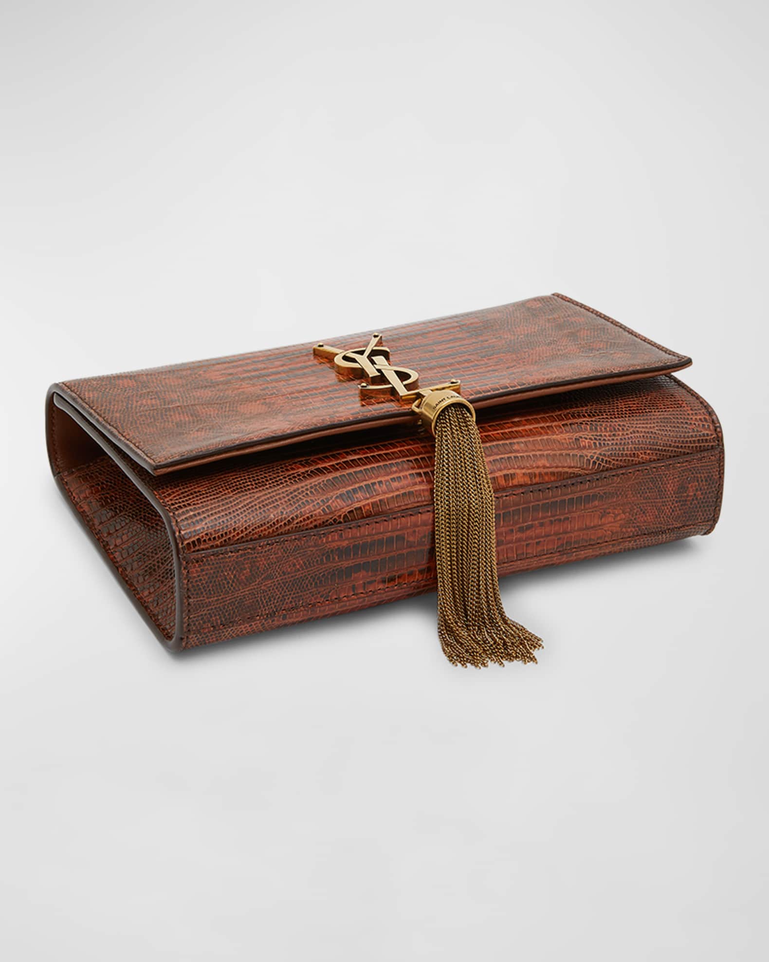 【在庫限り】 Wallet YSL Tassel Small Kate Laurent Saint on in Chain 小物