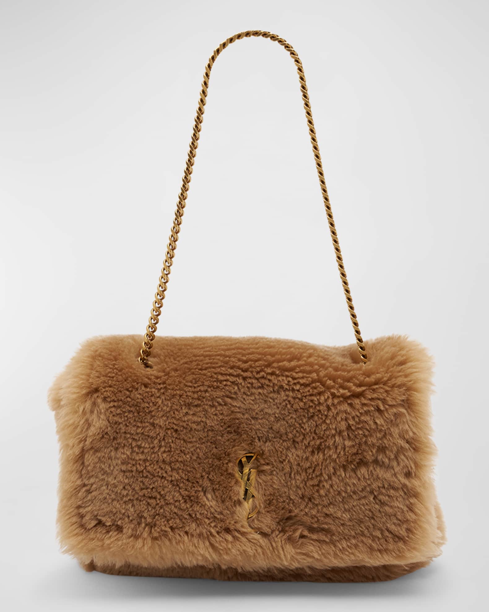 Saint Laurent Kate Small Reversible Shearling Shoulder Bag