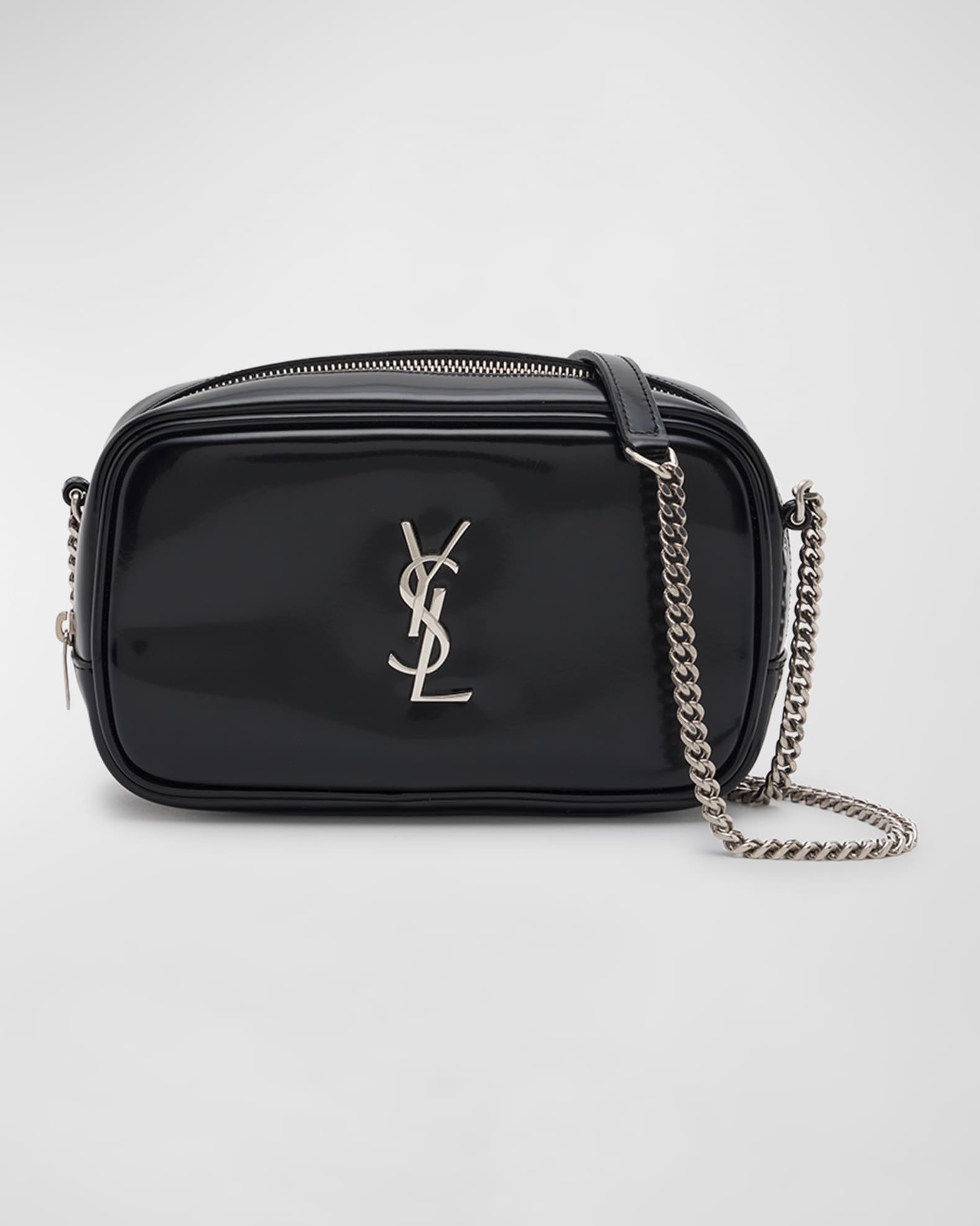 SAINT LAURENT - Lou mini leather camera bag