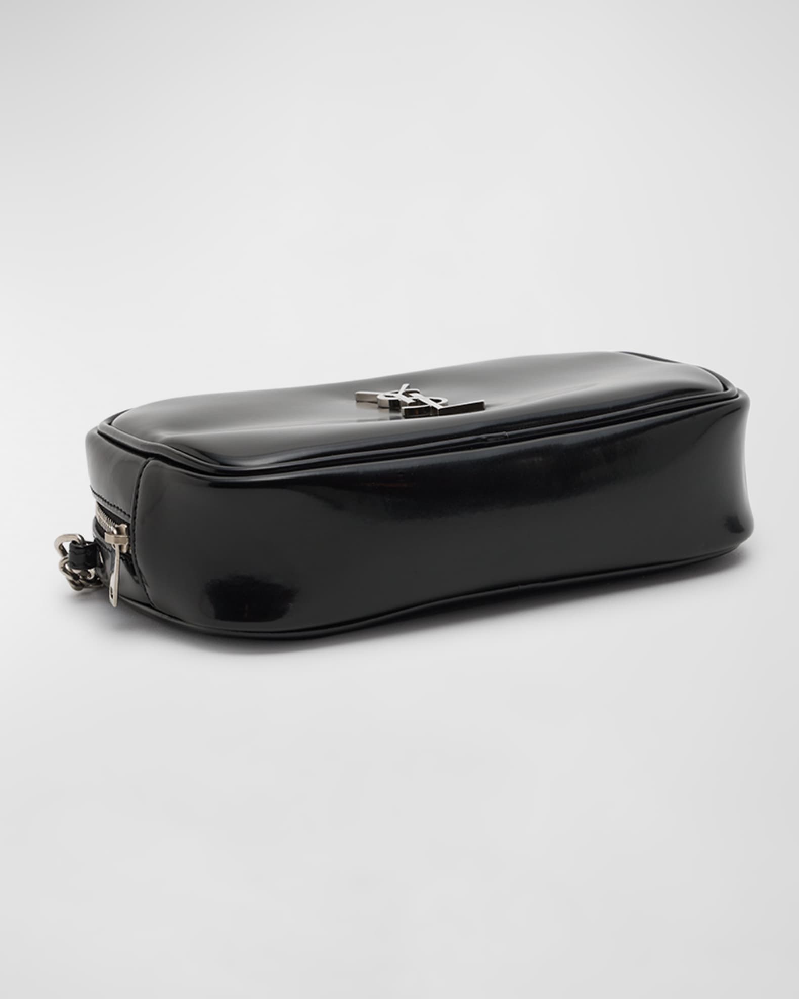 Ysl small mono leather camera bag store