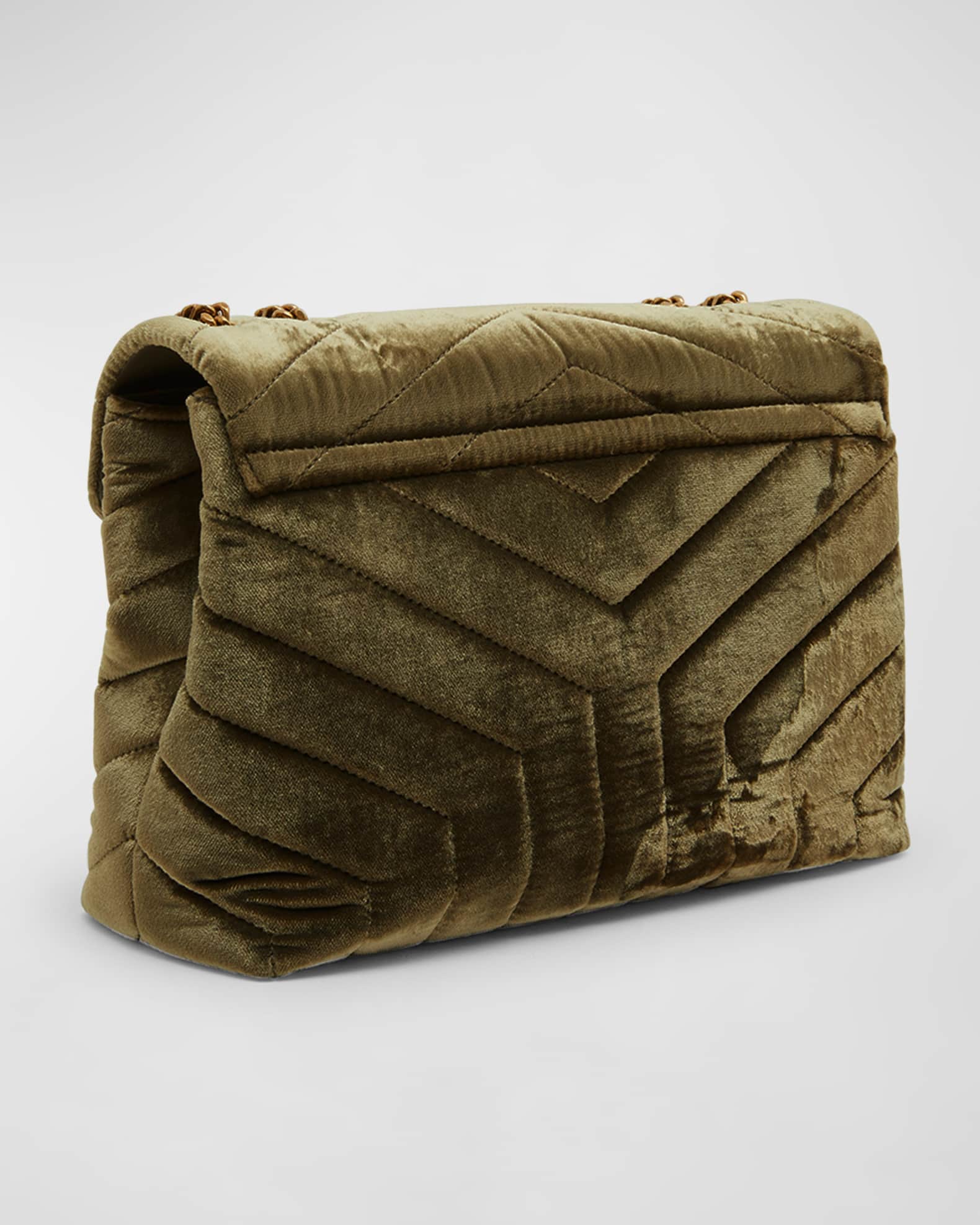 Saint Laurent Leather Lulu Small Shoulder Bag (SHF-12698) – LuxeDH
