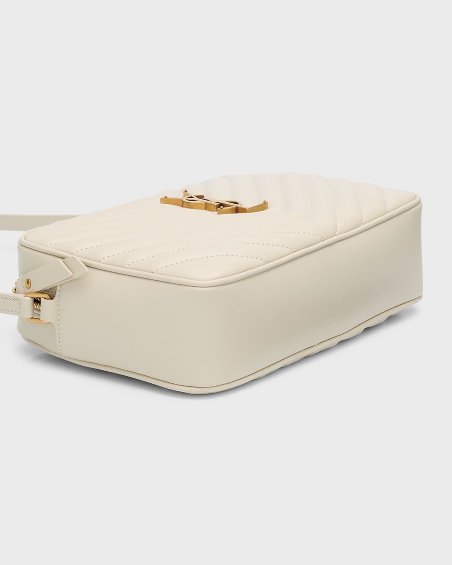 Lou Medium YSL Camera Bag with Pocket in Quilted Leather 1