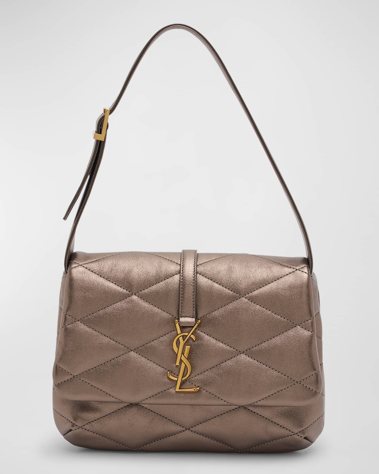 Saint Laurent Women's Le 57 Monogram Quilted Leather Small Shoulder Bag | by Mitchell Stores