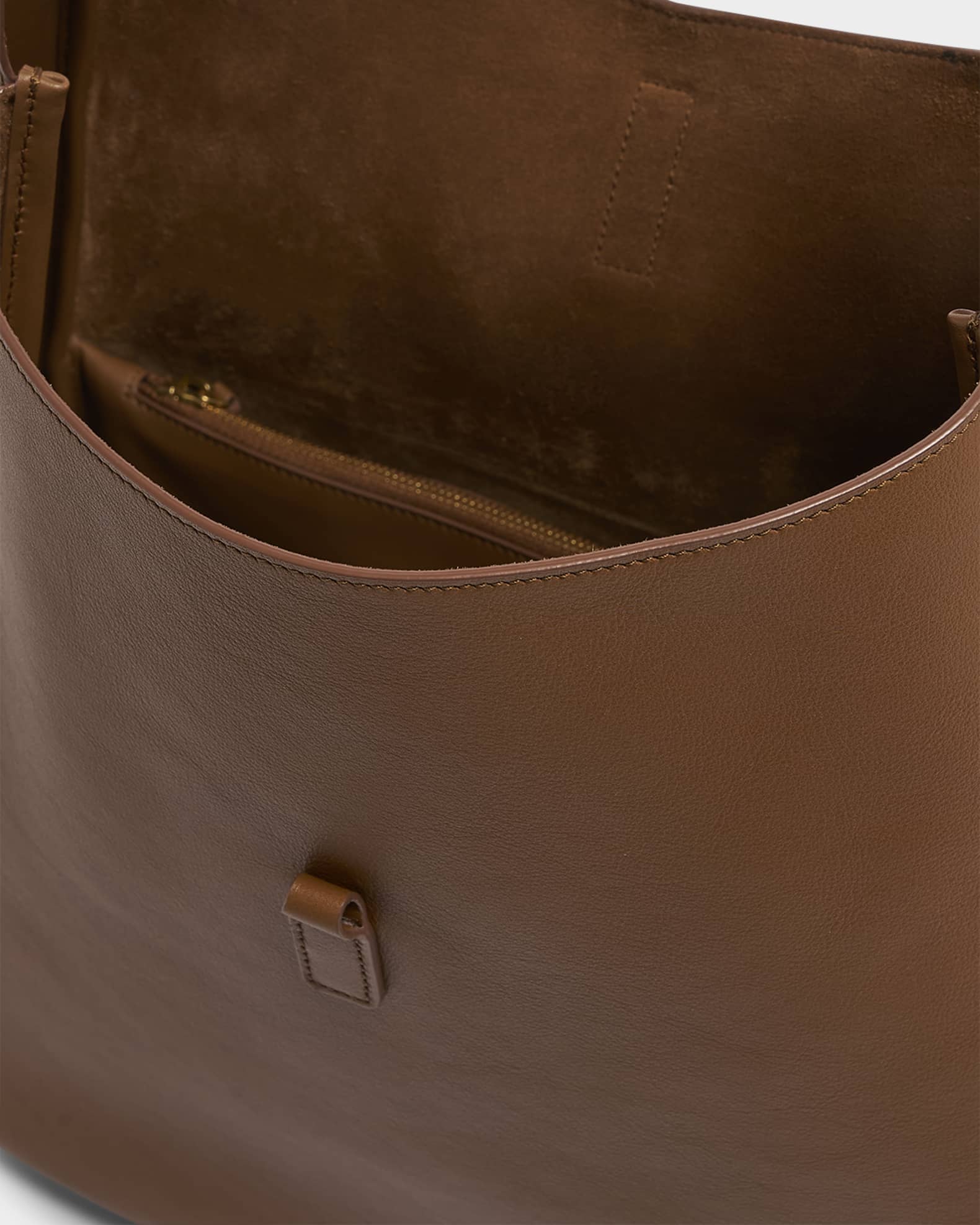 Saint Laurent Le 5 A 7 Large Shoulder Hobo Bag in Smooth