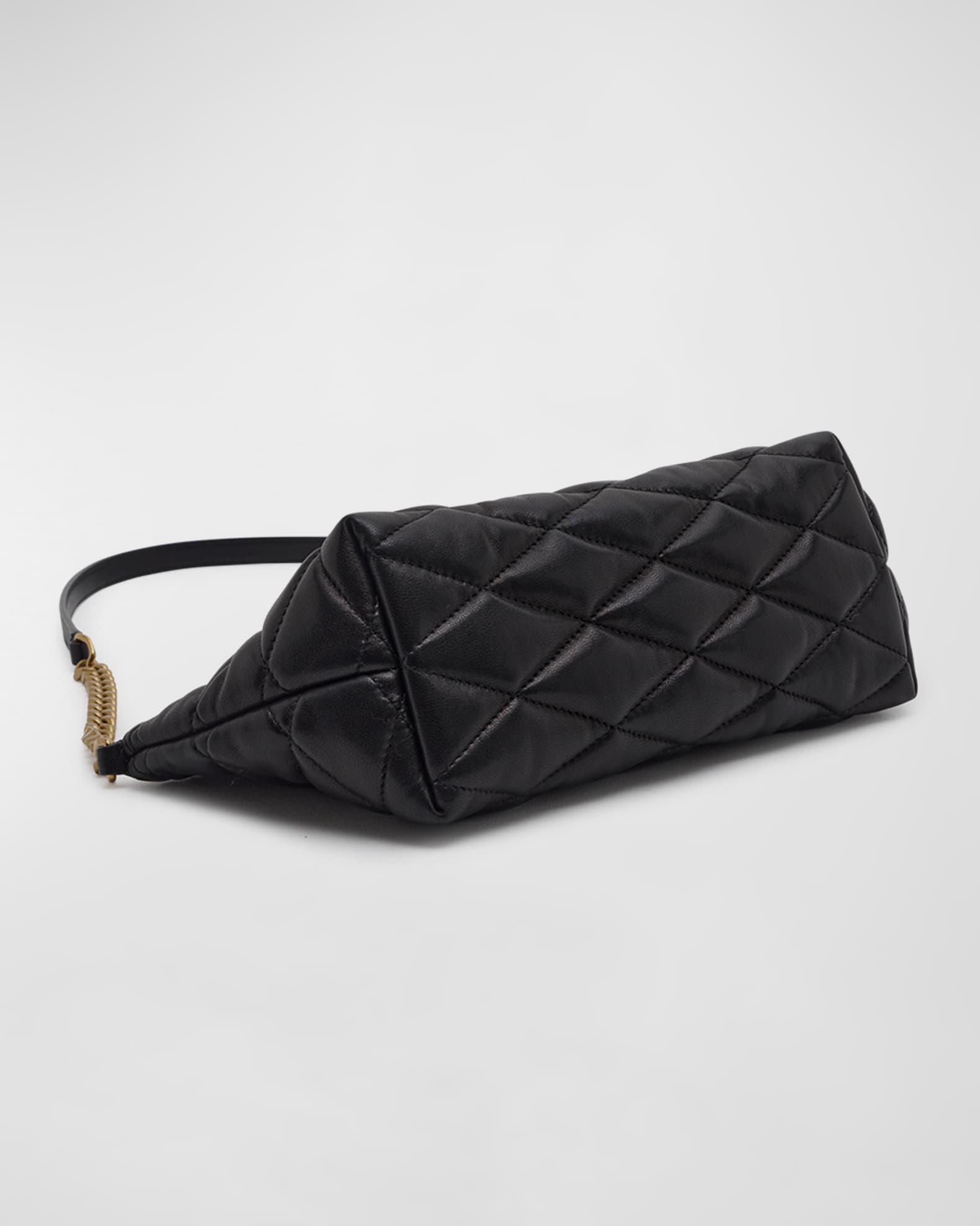 Saint Laurent Ziptop Mini Shoulder Bag in Quilted Smooth Leather | Neiman  Marcus