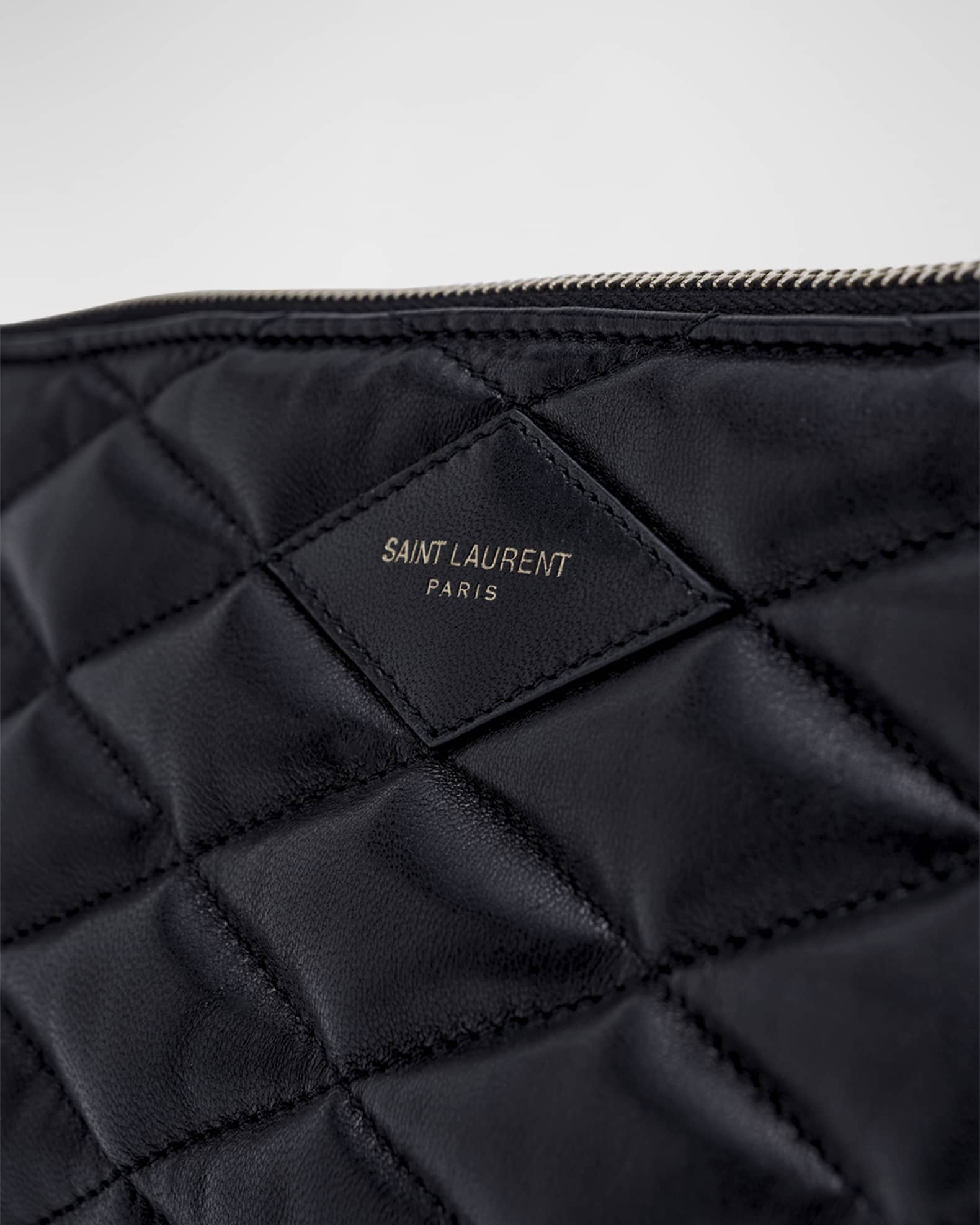 2024年レディースファッション福袋特集 Saint Laurent Ziptop Mini Shoulder Bag in Quilted Smooth バッグ