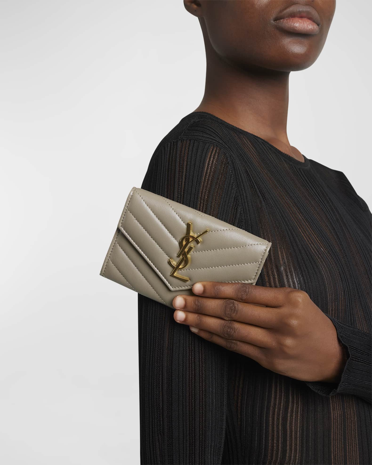 Ysl wallet small clearance