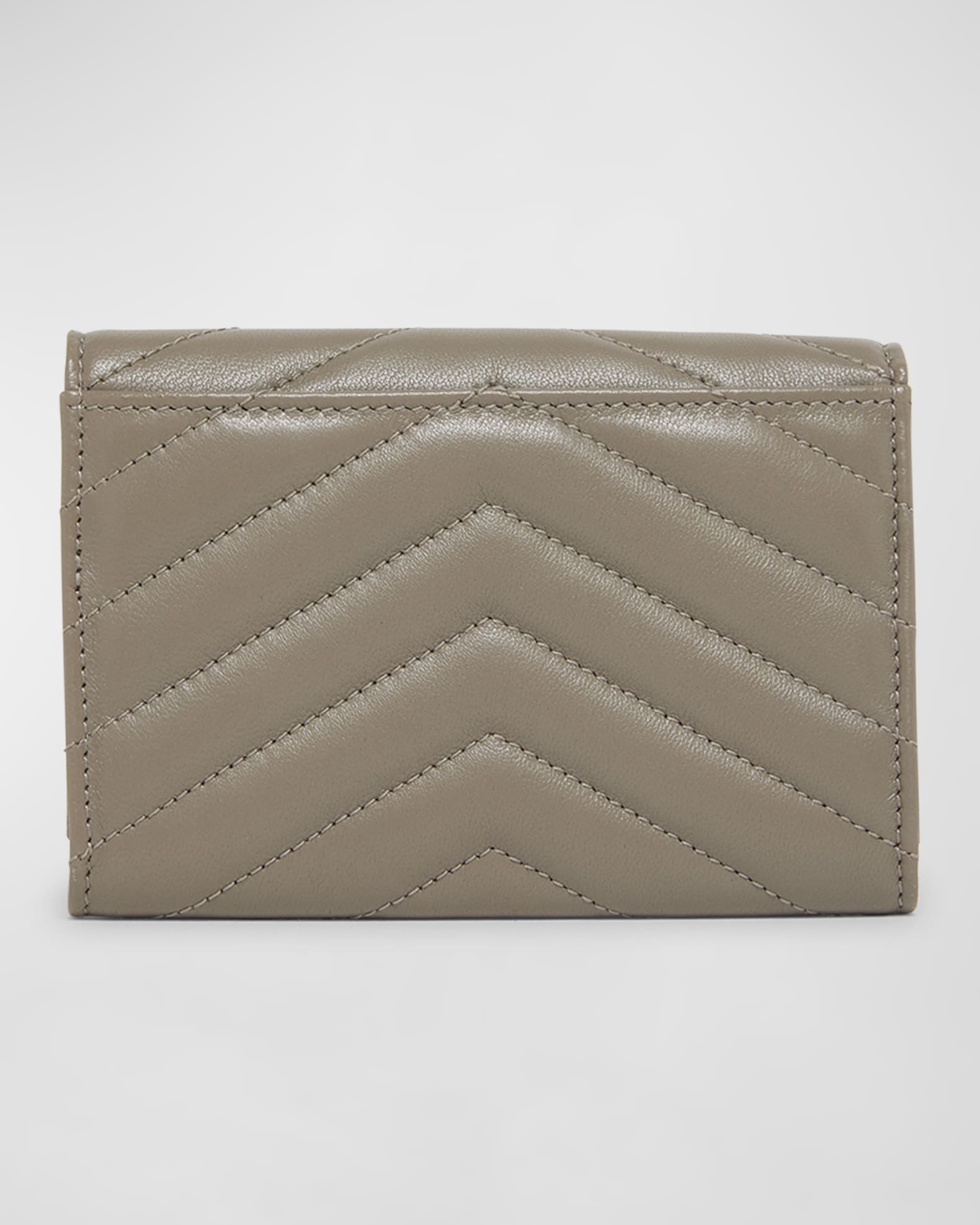 Saint Laurent YSL Monogram Small Flap Wallet in Smooth