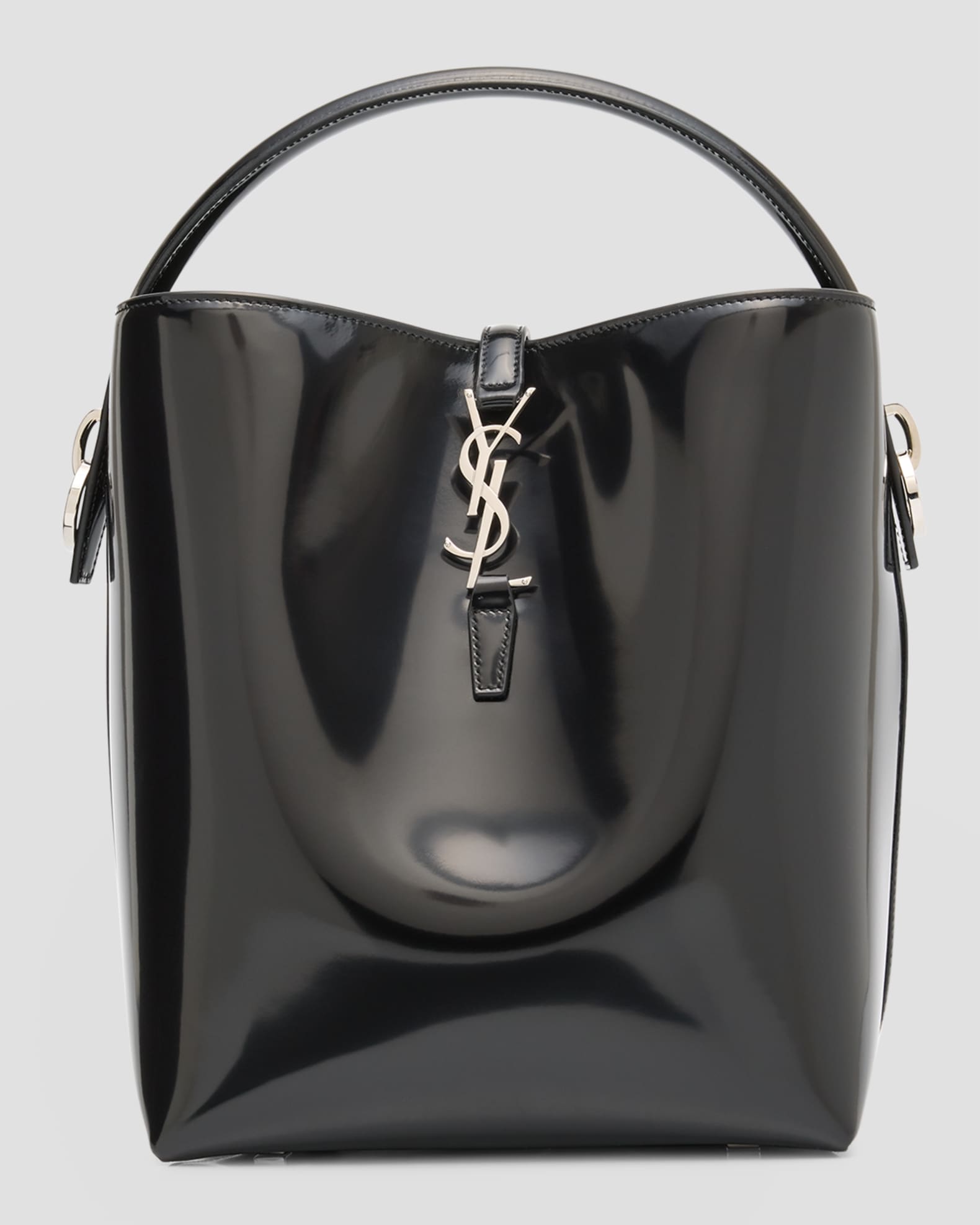Saint Laurent Le 37 YSL Bucket Bag in Spazzolato Leather Neiman Marcus
