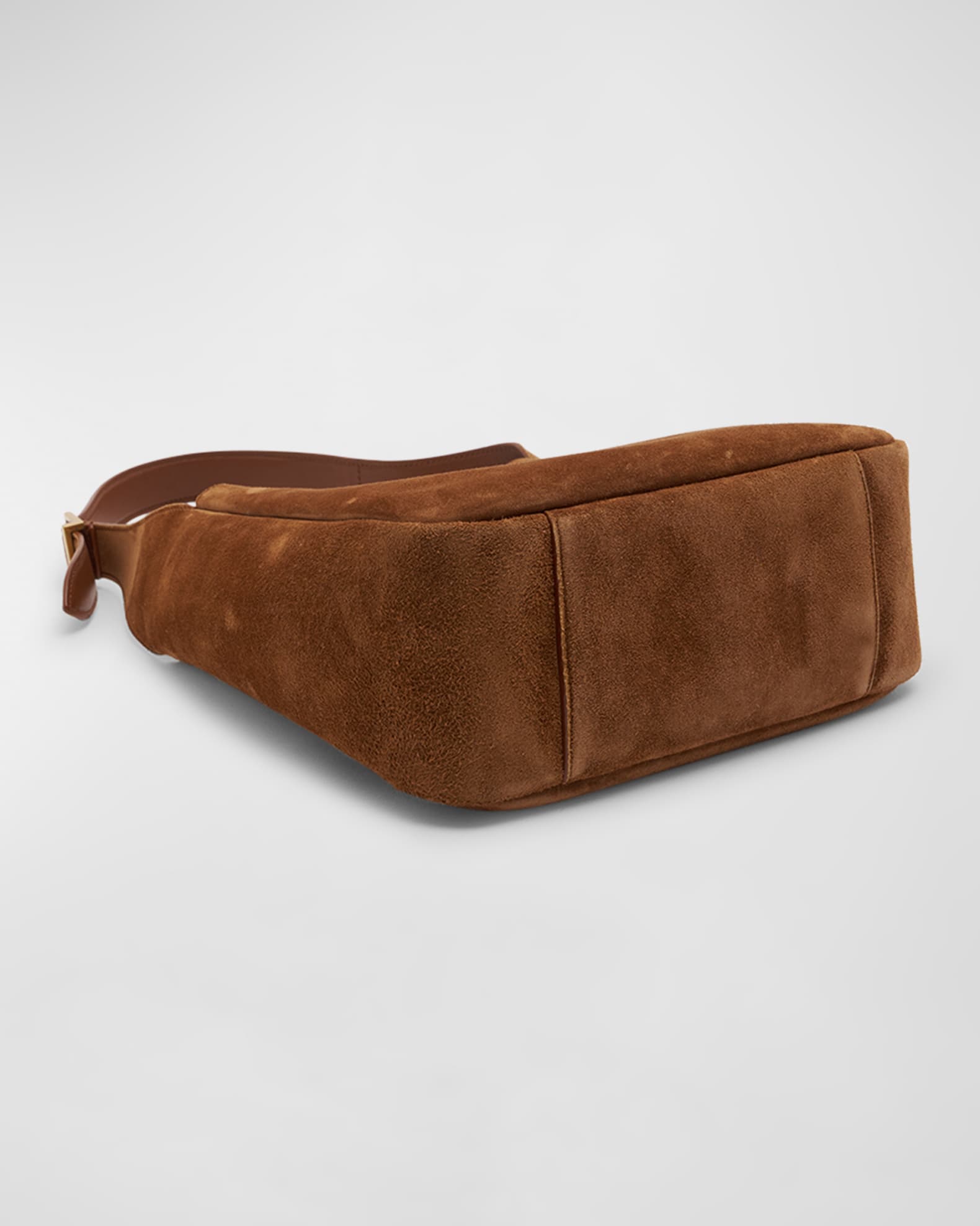 Le 5 A 7 Small Suede Hobo Shoulder Bag 1