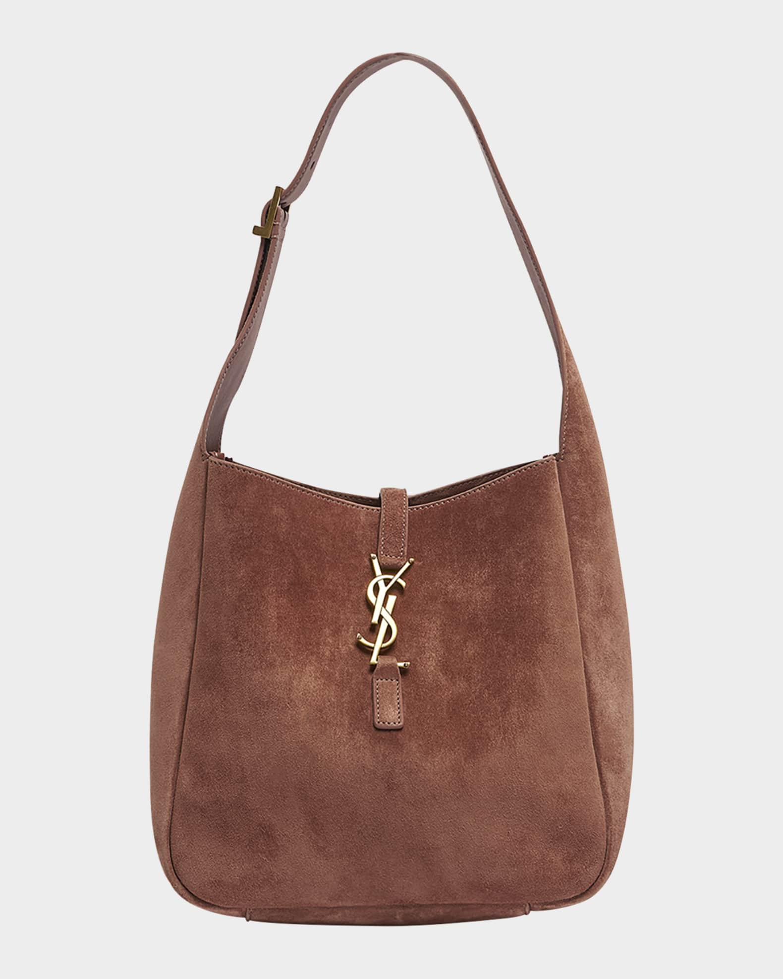 Le 5 A 7 Small Suede Hobo Shoulder Bag 0